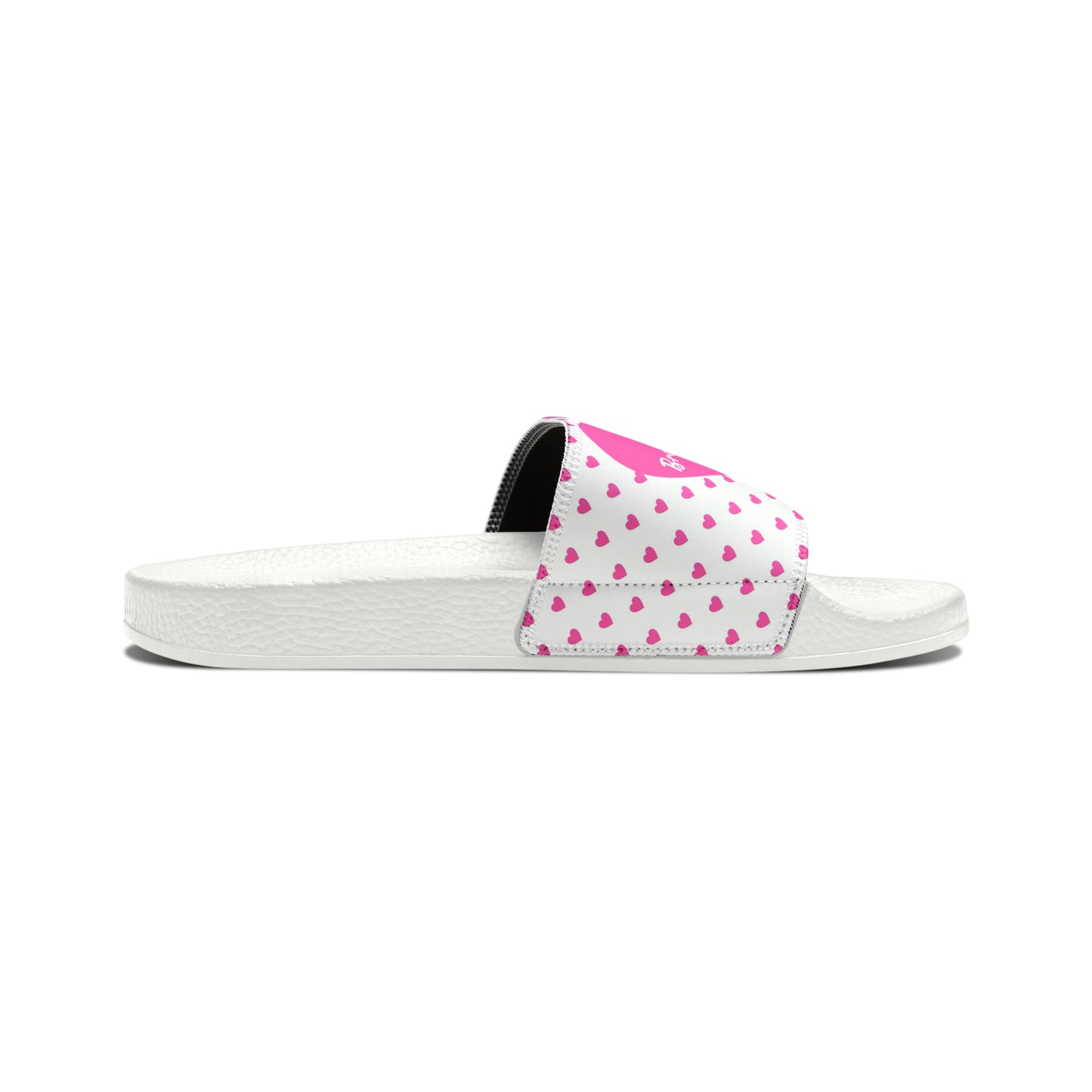 Breast Cancer Women's PU Slide Sandals