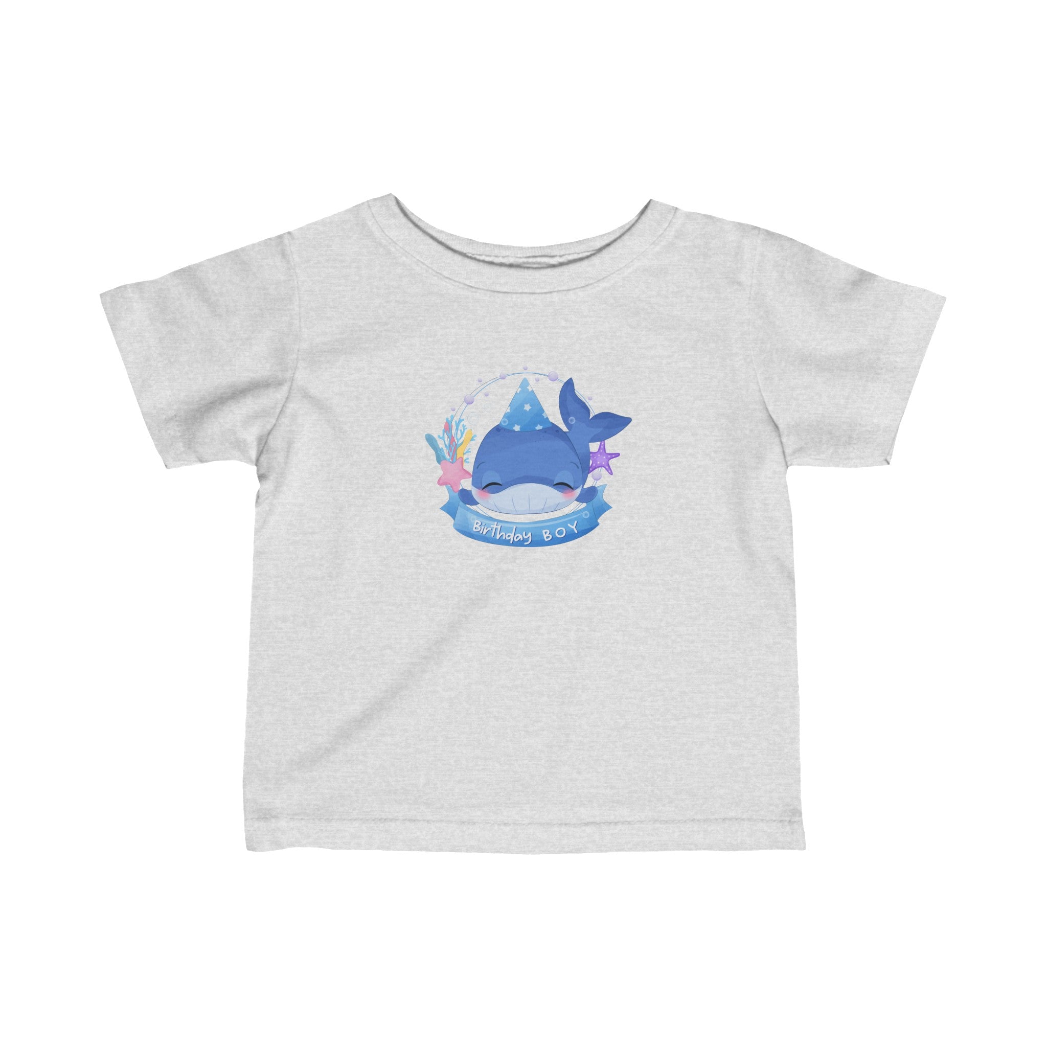 Whale Birthday Boy, Birthday Tee, Boy Birthday Tee, Boy Tee, Infant Fine Jersey Tee