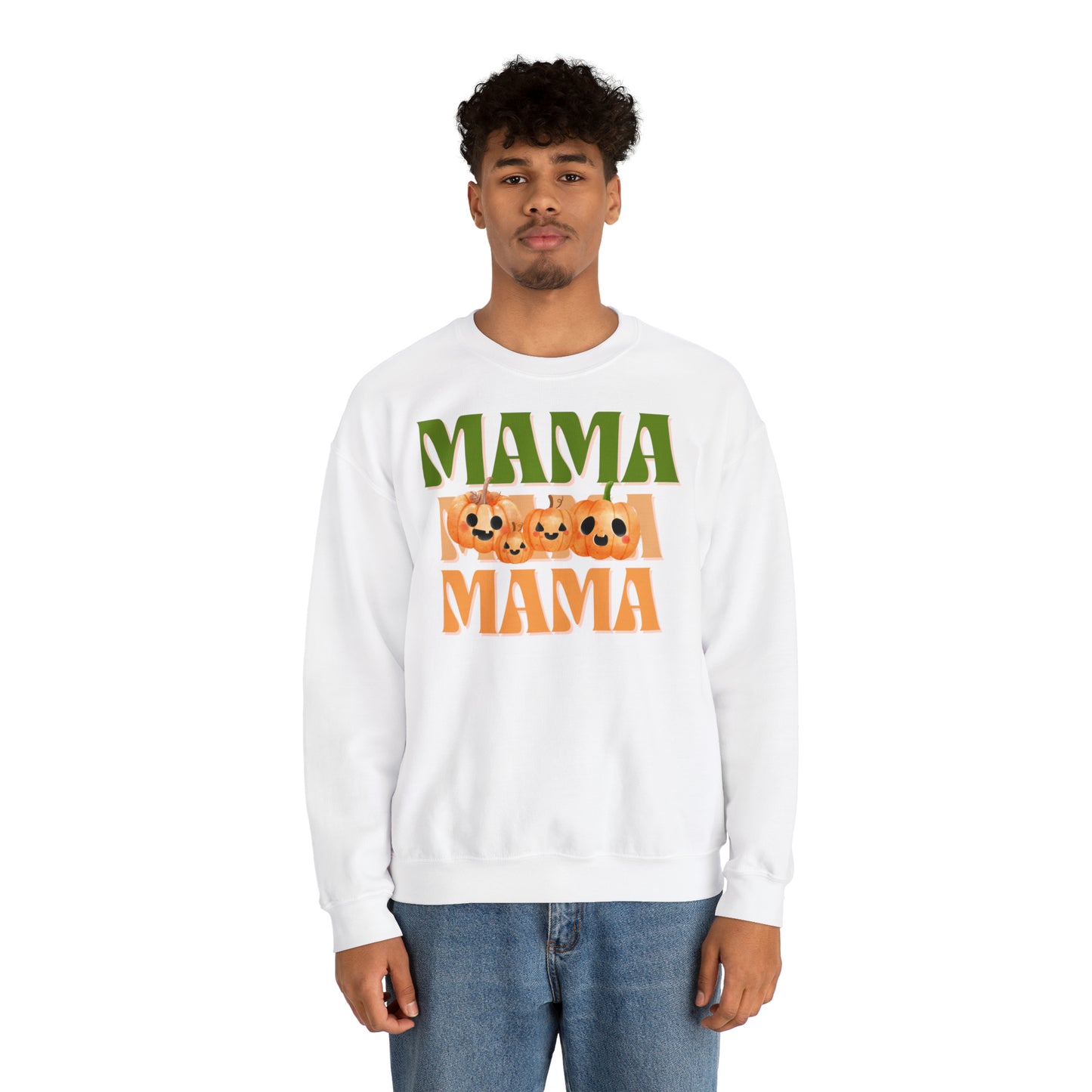 Mama Pumpkin Unisex Heavy Blend™ Crewneck Sweatshirt