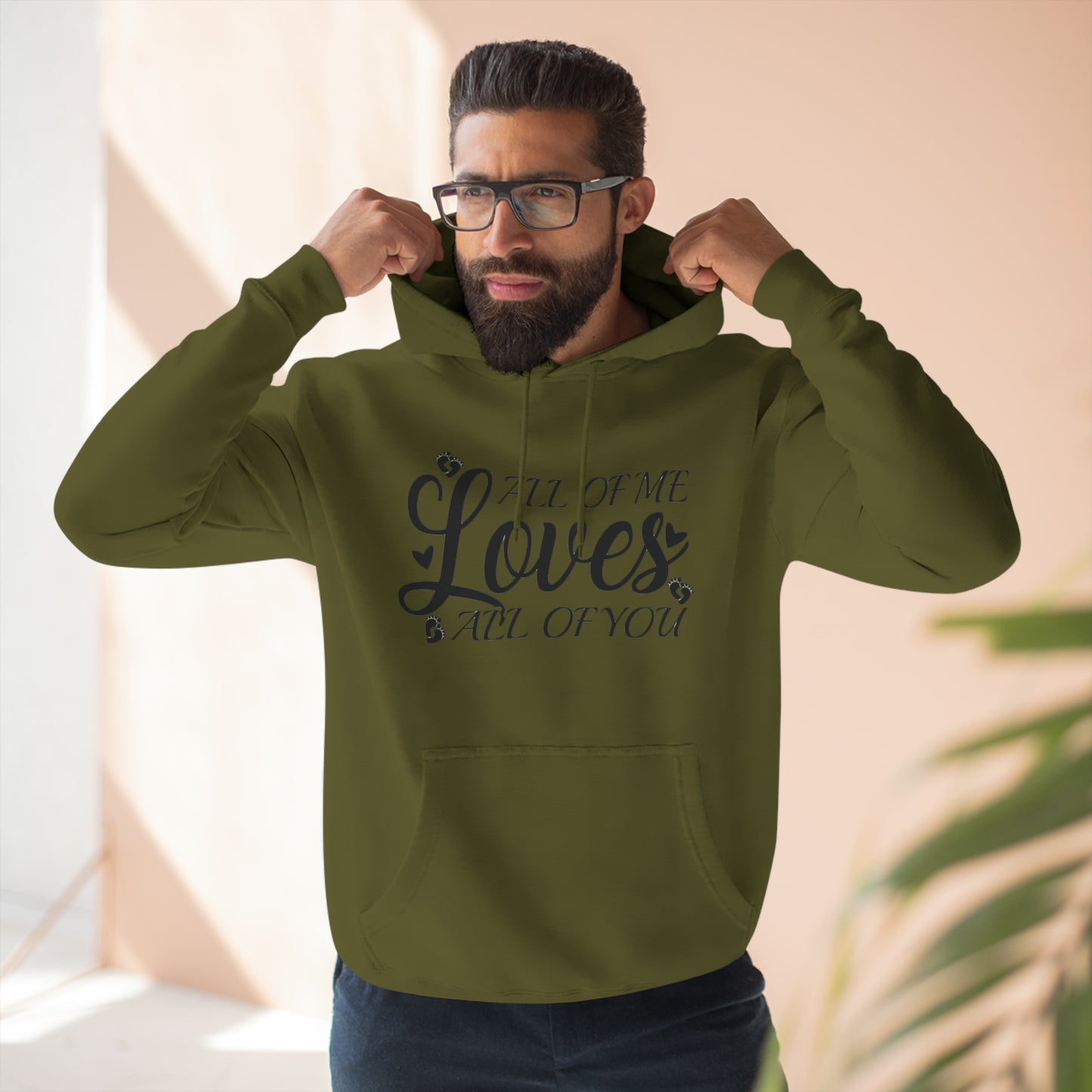 All Of Me Loves All Of You, Unisex Premium Pullover Hoodie, Hoodie