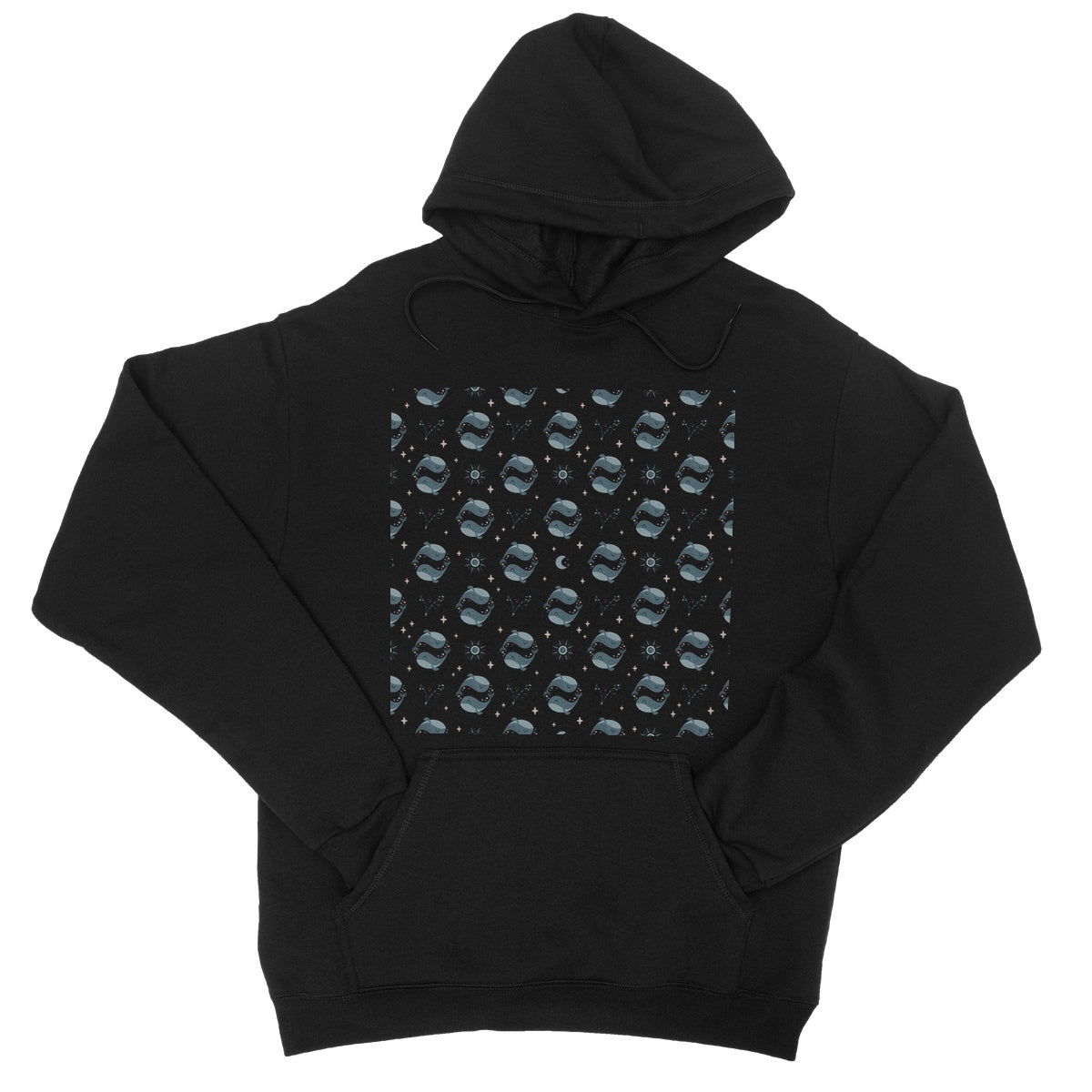 Pisces Pattern College Hoodie