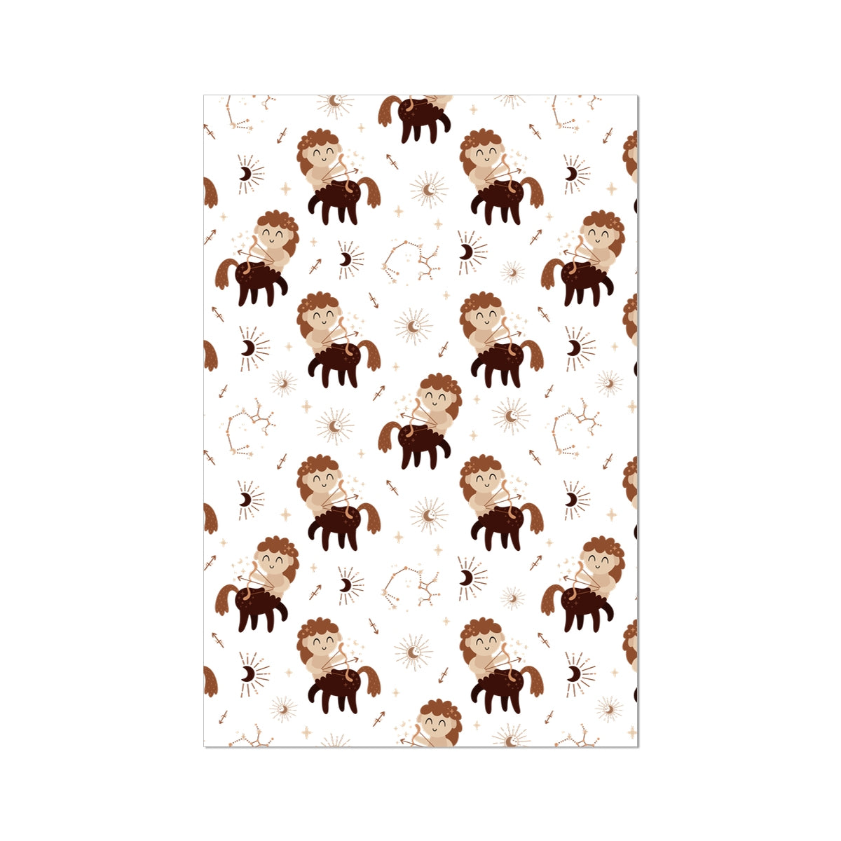 Sagittarius Pattern Rolled Canvas