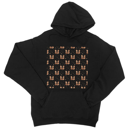 Gemini Pattern College Hoodie