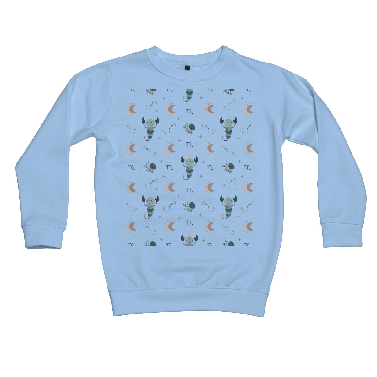 Scorpio Pattern Kids Sweatshirt