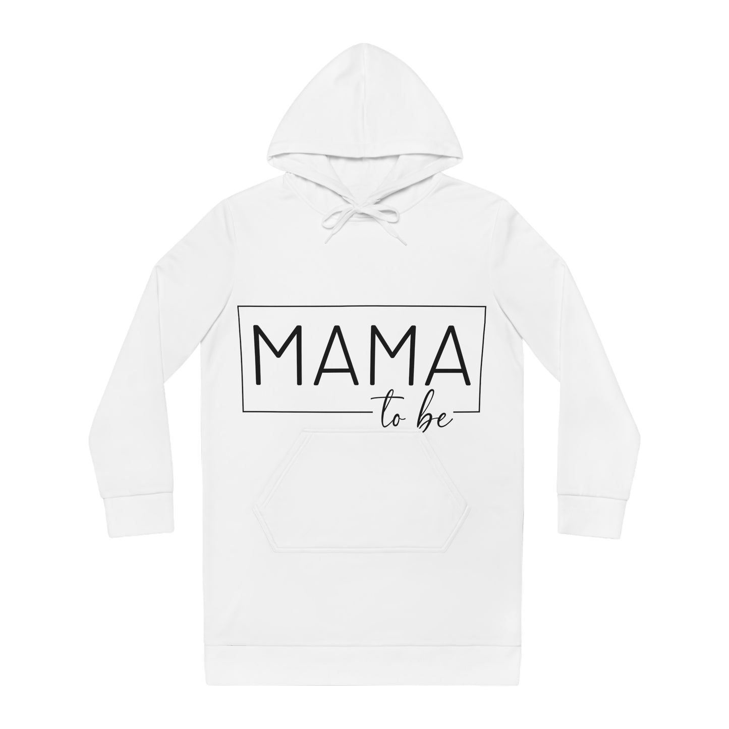 Mama To Be Women's Hoodie Dress (AOP)