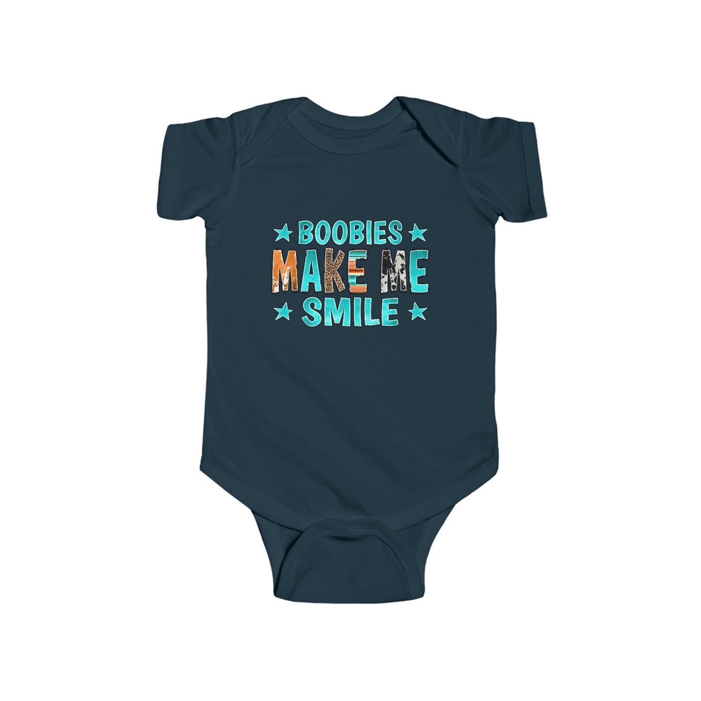 Boobies Make Me Smile - Onesie Infant Fine Jersey Bodysuit