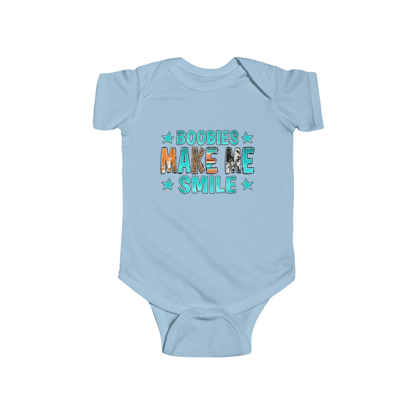 Boobies Make Me Smile - Onesie Infant Fine Jersey Bodysuit