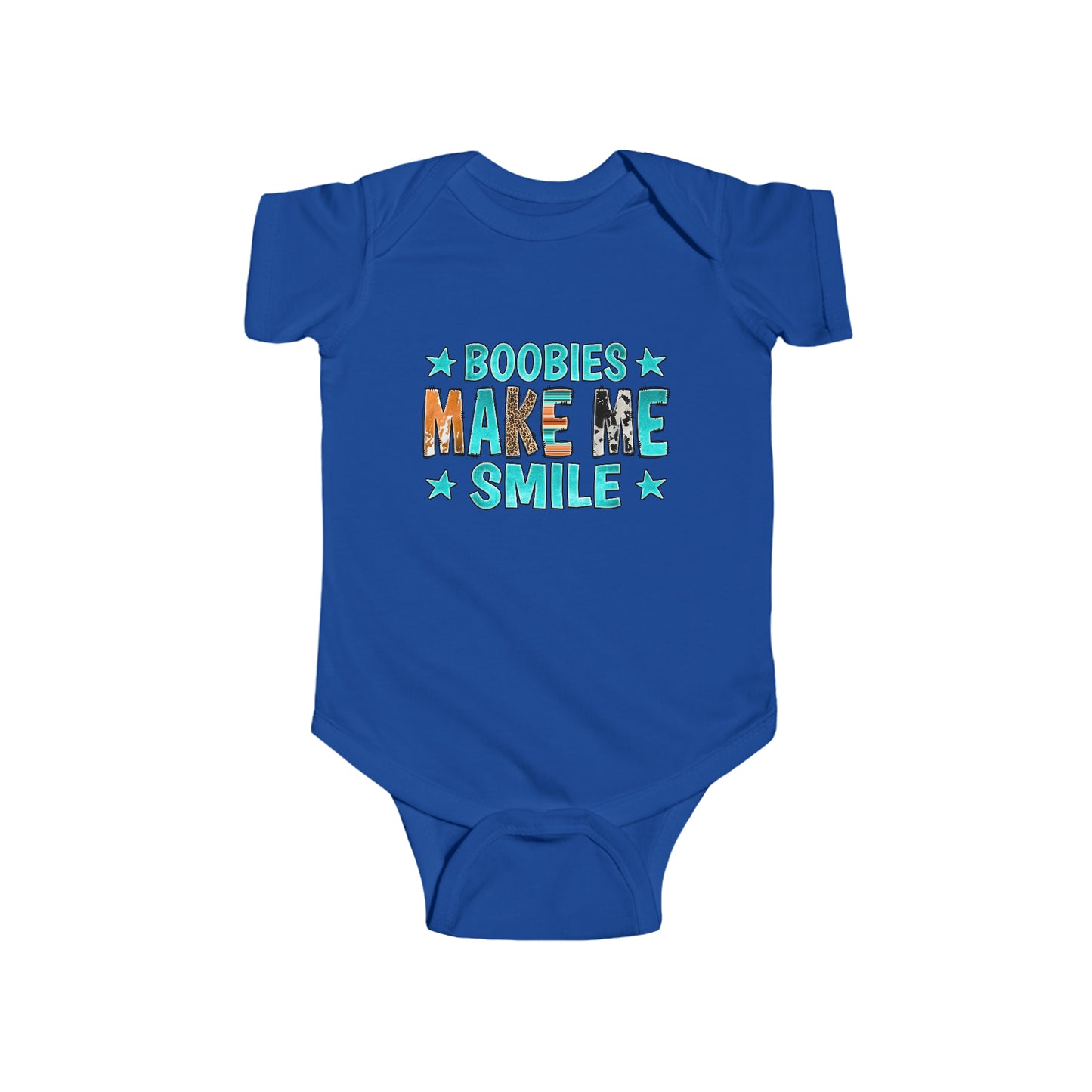 Boobies Make Me Smile - Onesie Infant Fine Jersey Bodysuit