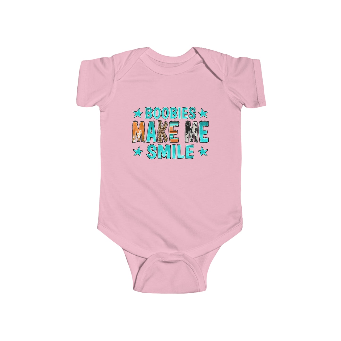 Boobies Make Me Smile - Onesie Infant Fine Jersey Bodysuit