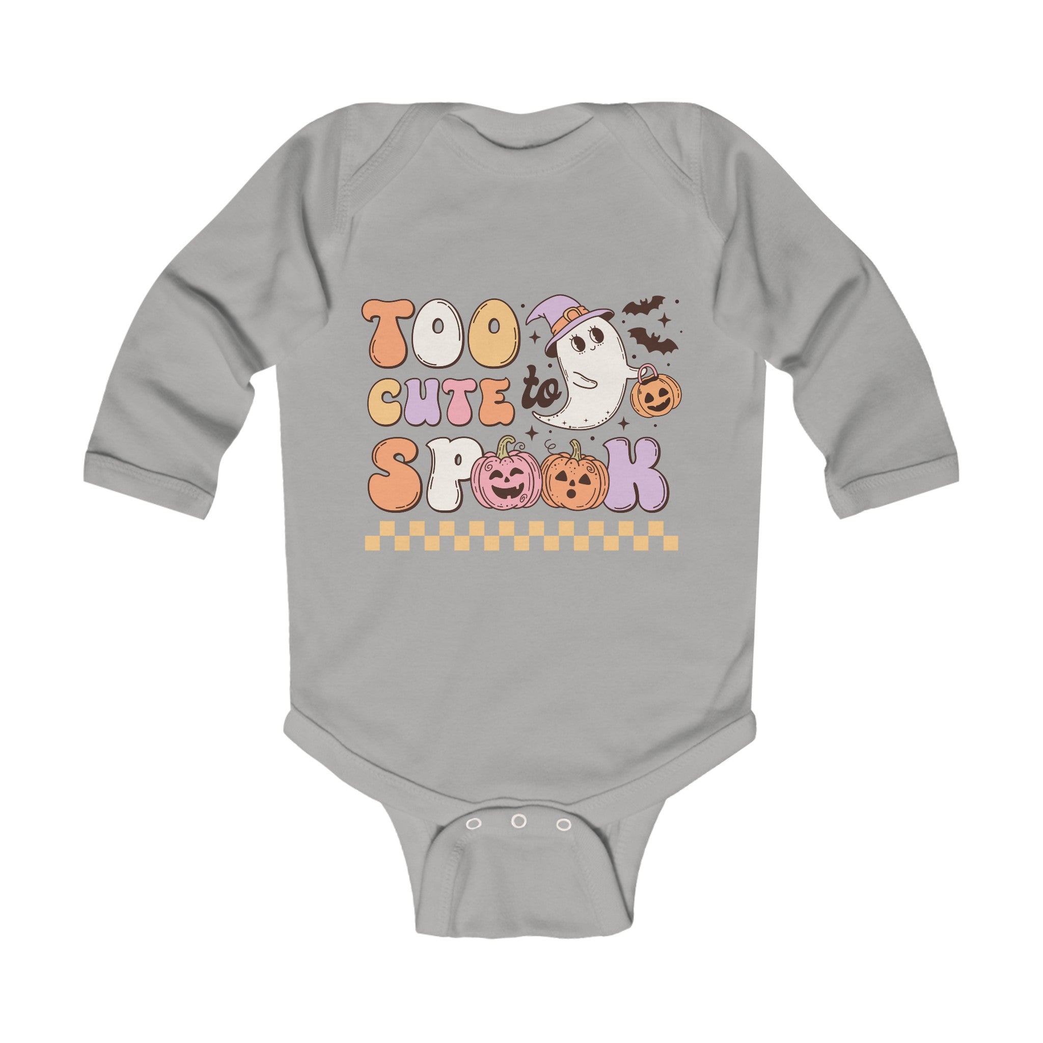 Too Cute To Spook Infant Long Sleeve Bodysuit