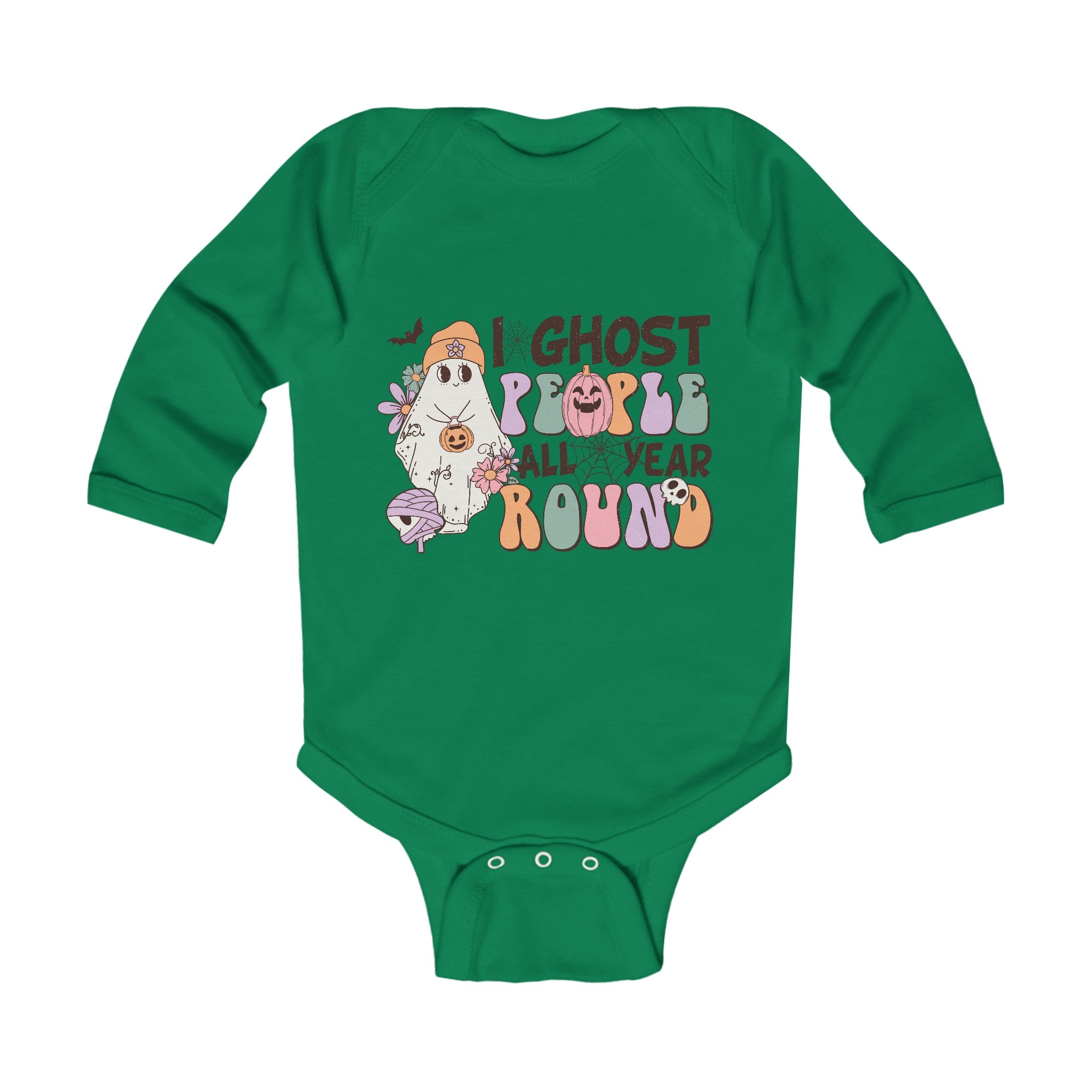Ghost People All Year Round Infant Long Sleeve Bodysuit