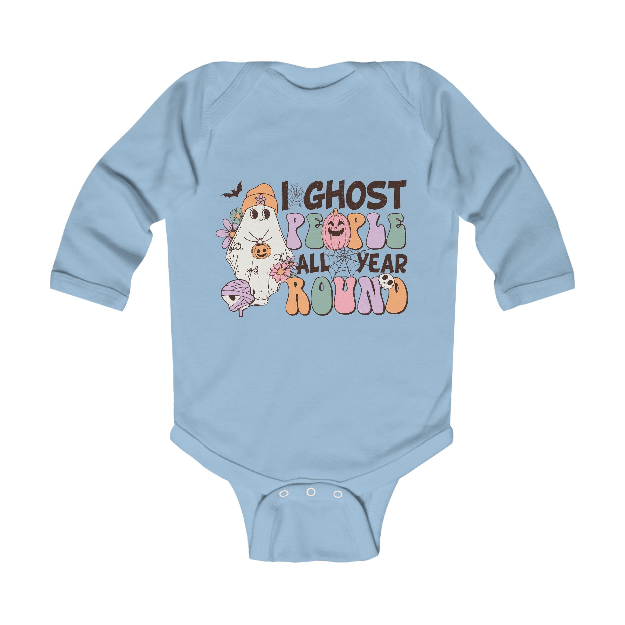 Ghost People All Year Round Infant Long Sleeve Bodysuit