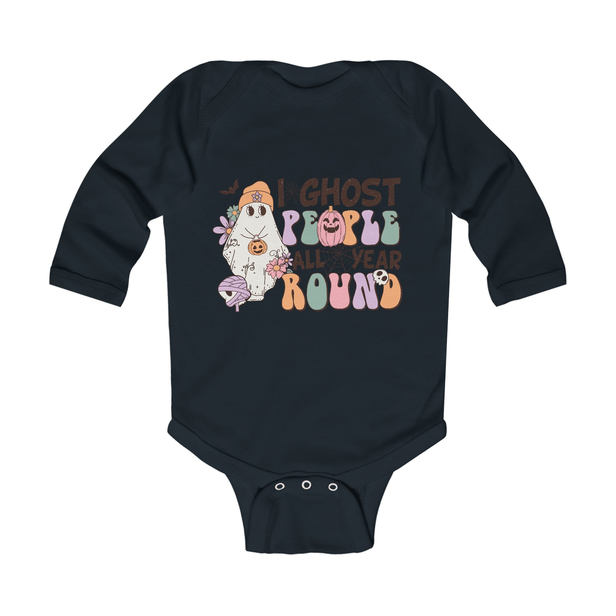 Ghost People All Year Round Infant Long Sleeve Bodysuit
