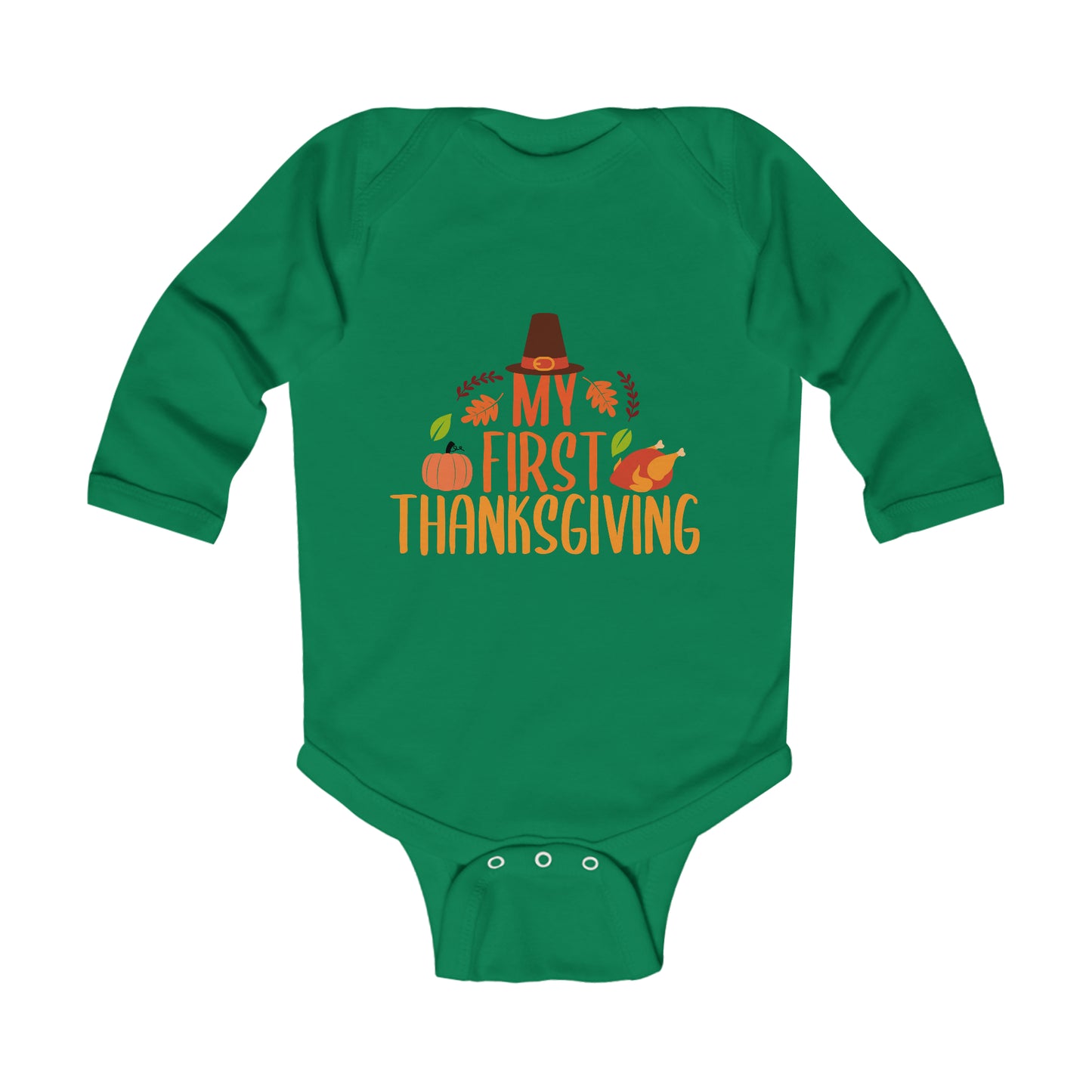 My First Thanksgiving Infant Long Sleeve Bodysuit