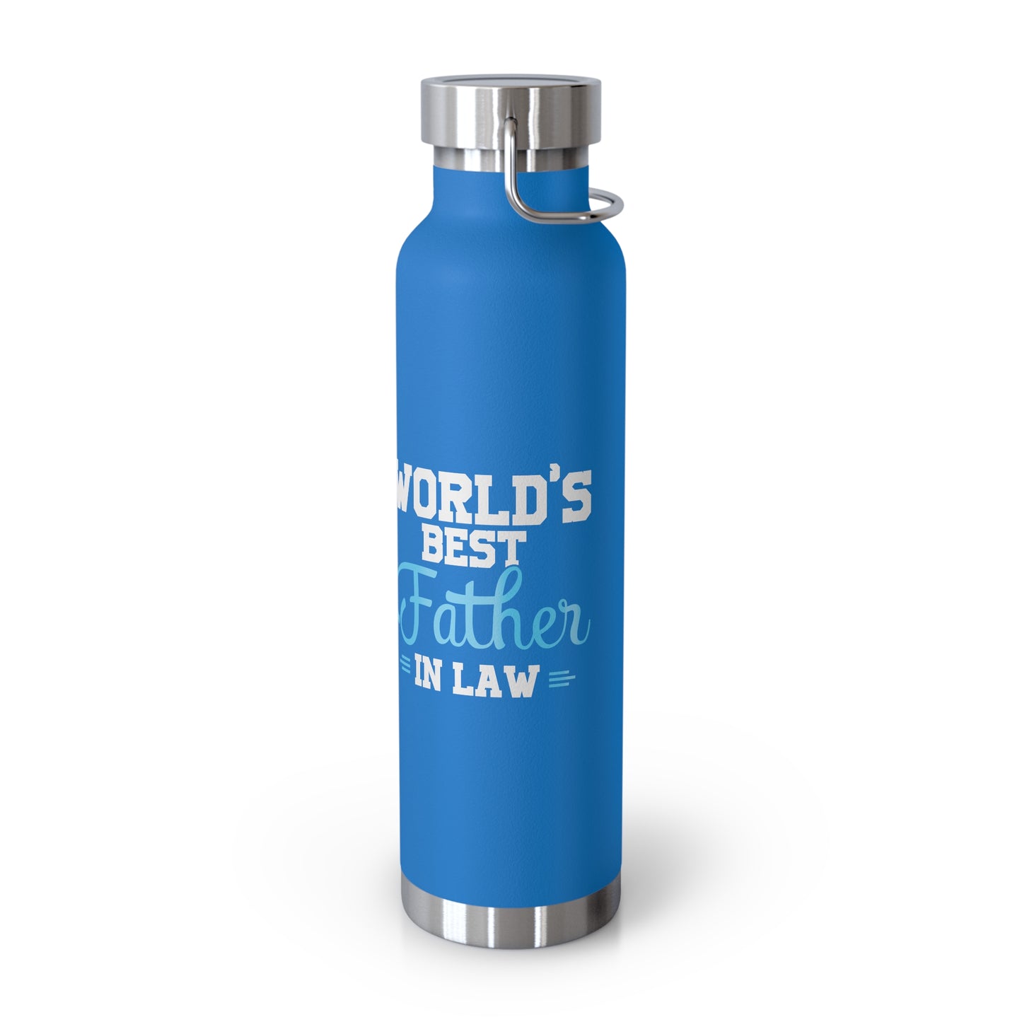 World's Best Father-In-Law Copper Vacuum Insulated Bottle, 22oz