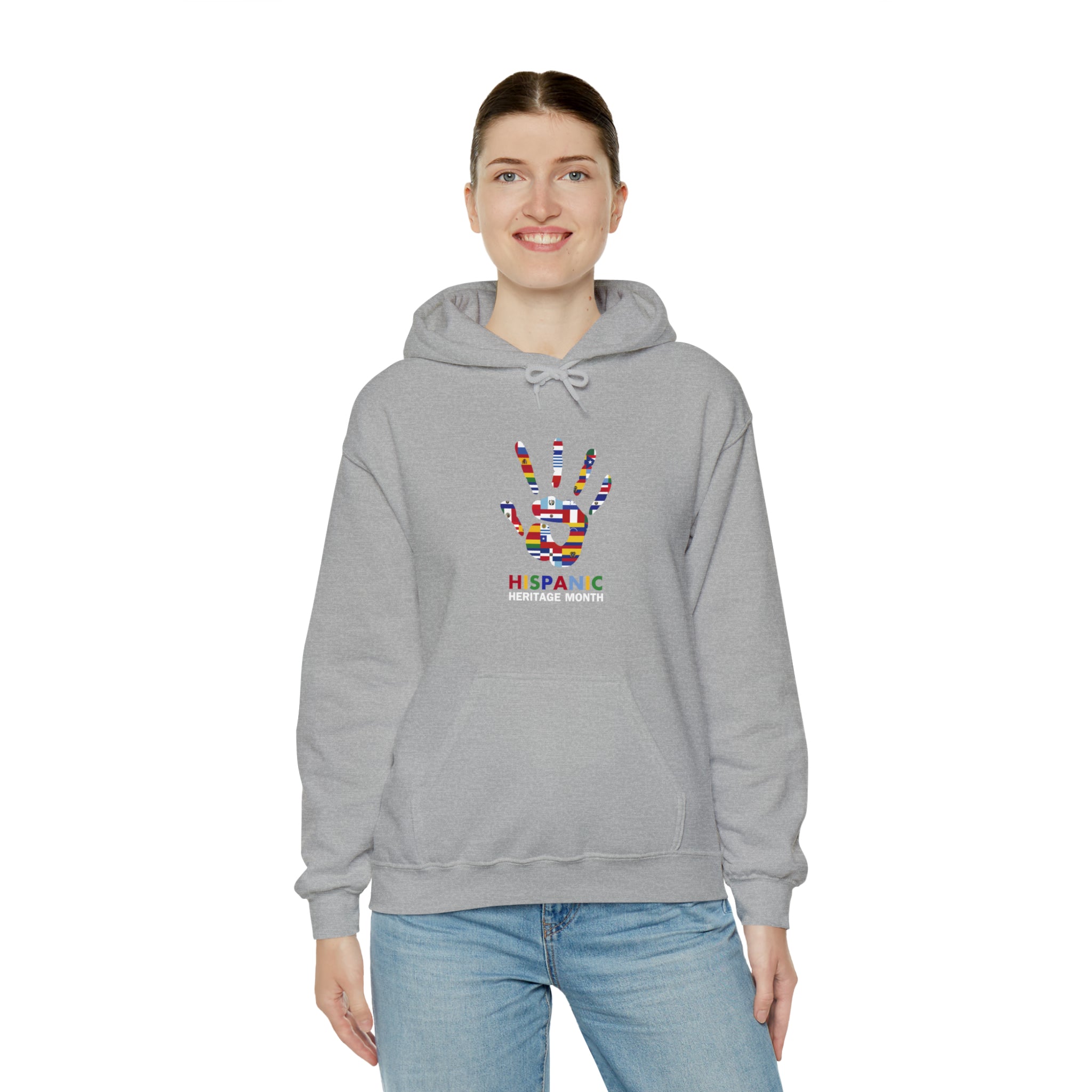 Flag Handprint - Hispanic Heritage Month Unisex Hoodie