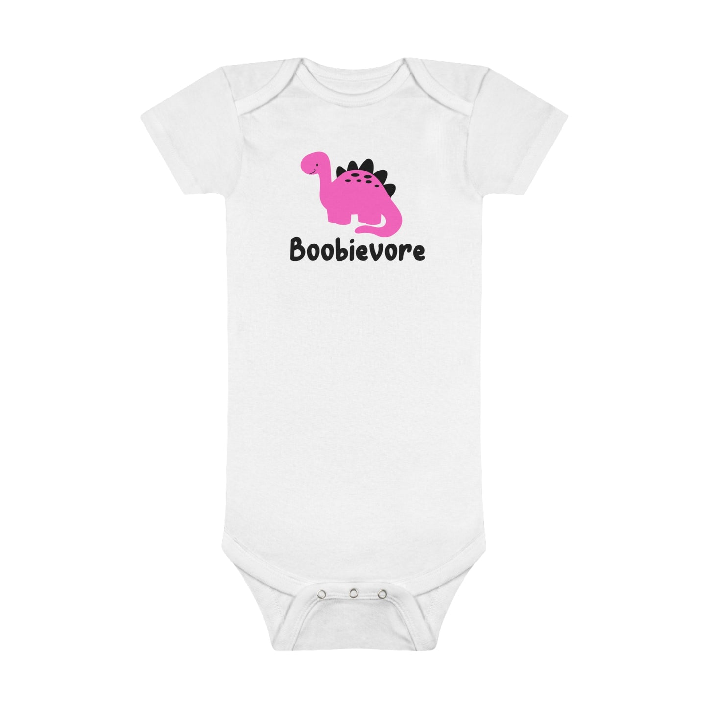 Boobievore Breast Cancer Awareness Onesie, Jumpsuit, Baby Short Sleeve Onesie®