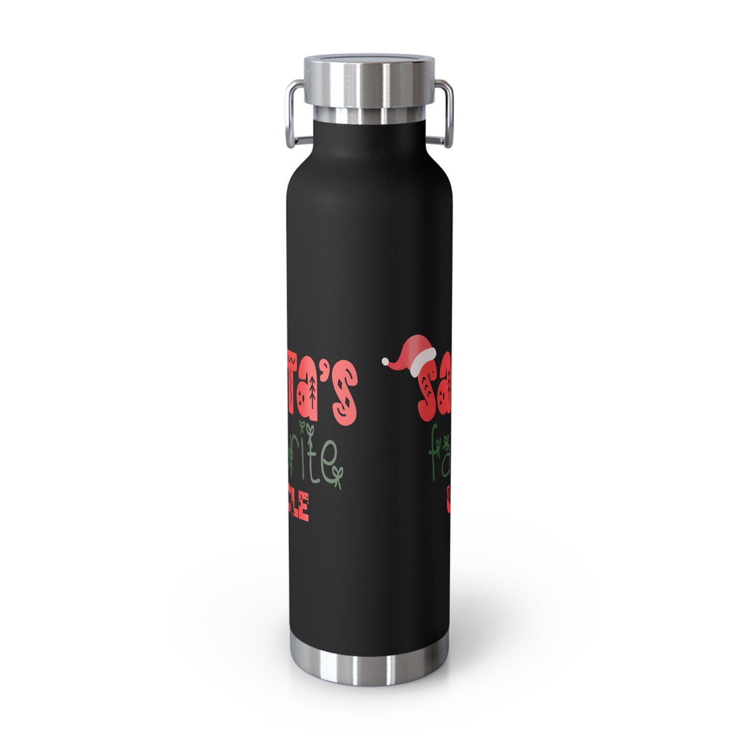 Santa's Favorite Uncle Copper Vacuum Insulated Bottle, 22oz