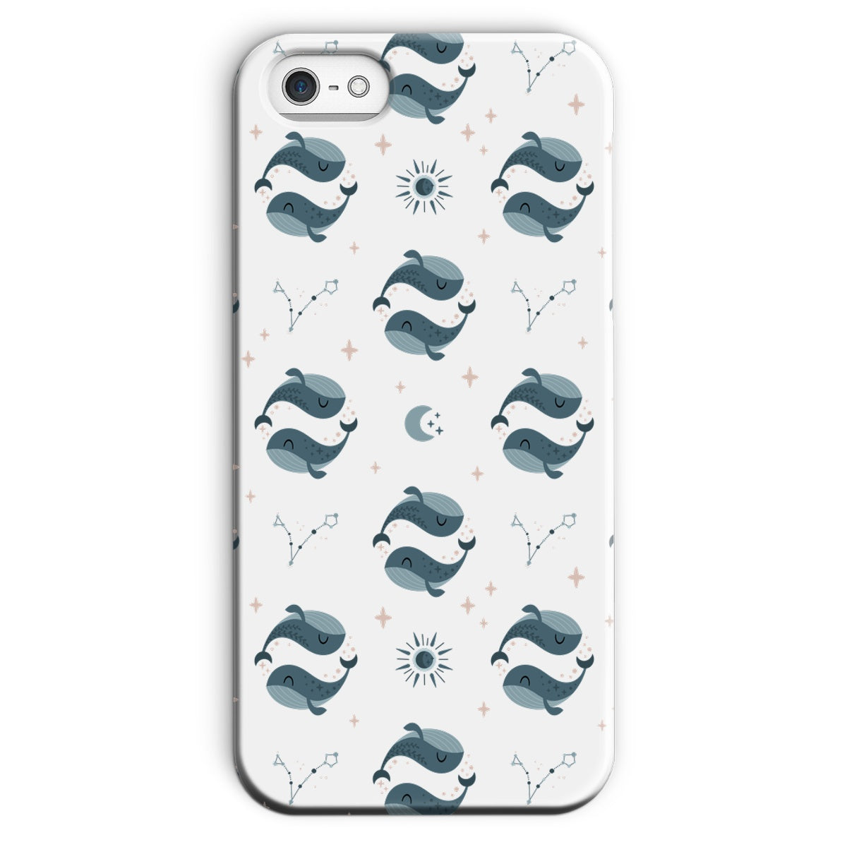 Pisces Pattern Snap Phone Case