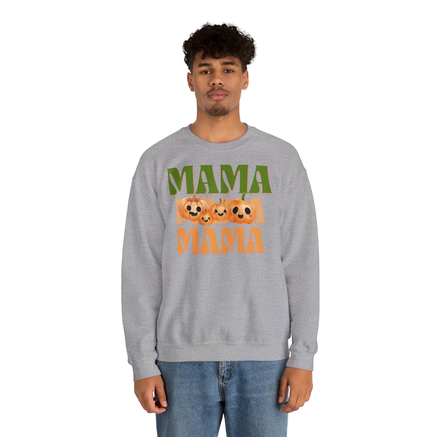 Mama Pumpkin Unisex Heavy Blend™ Crewneck Sweatshirt