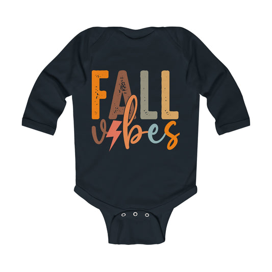 Fall Vibes Infant Long Sleeve Bodysuit Onesie