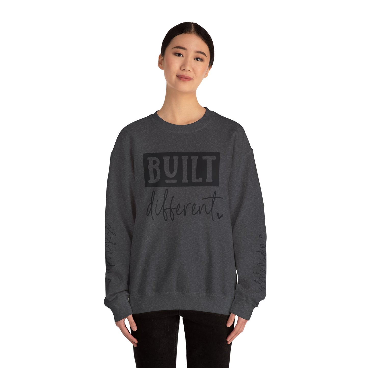 Built Different & Don't Apologise, Unisex Heavy Blend™ Crewneck Sweatshirt