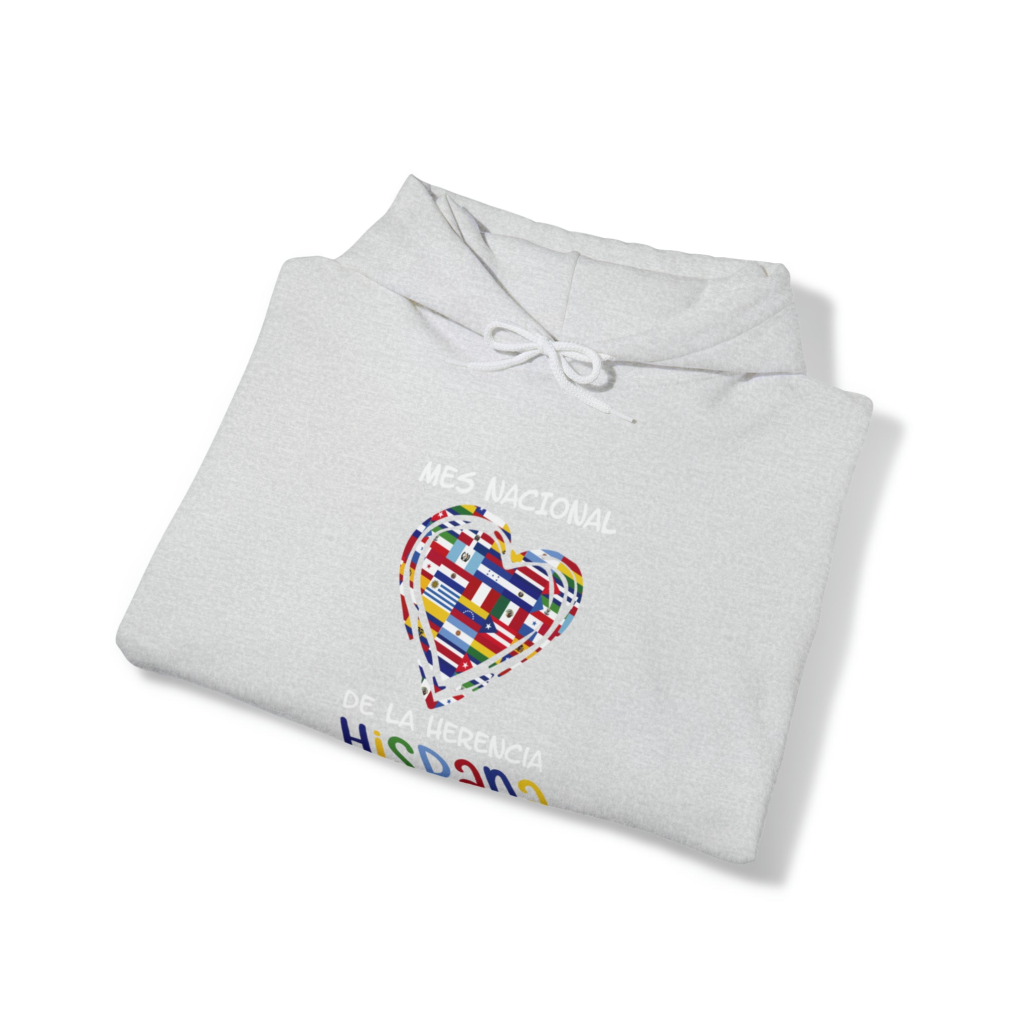 Mes Nacional Heart - Hispanic Heritage Month Unisex Hoodie