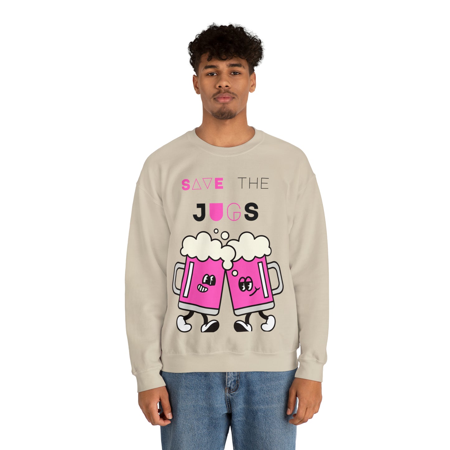 Save The Jugs Unisex Heavy Blend™ Crewneck Sweatshirt