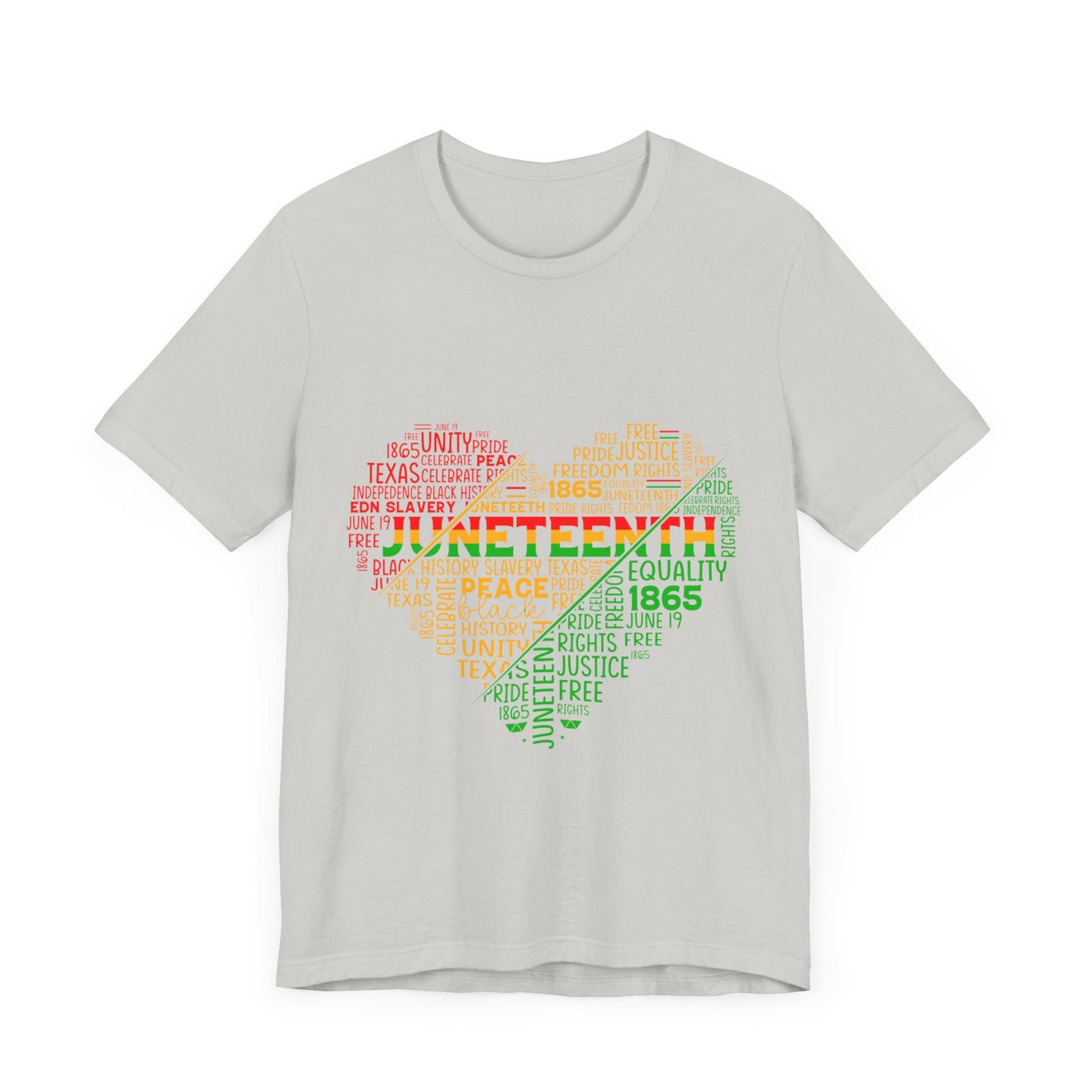 Juneteenth Heart Shirt, Juneteenth shirt unisex, Black Culture, Black History, Black Lives Matter Tee, Juneteenth T-Shirt, Free-ish Shirt, Unisex Jersey Short Sleeve Tee