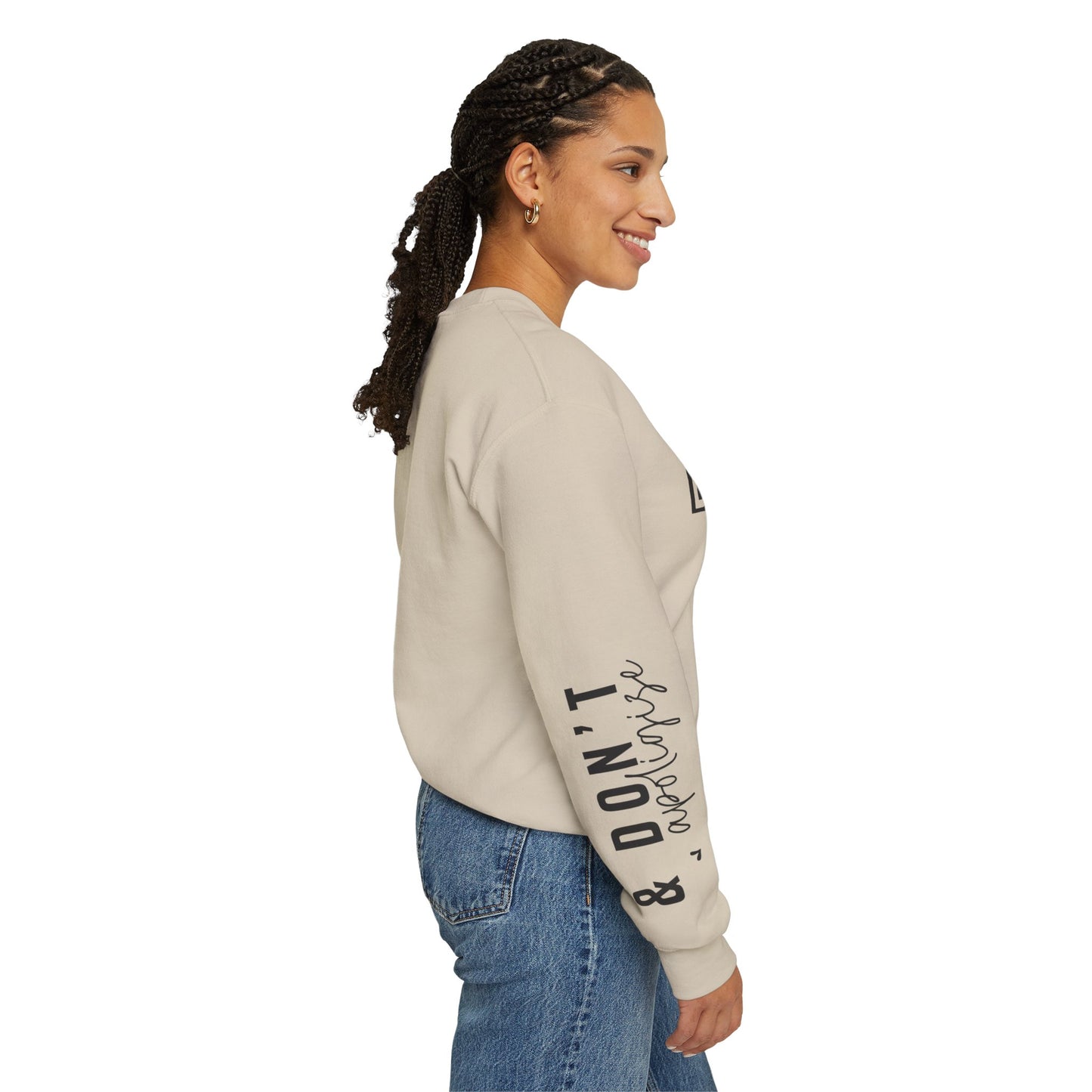 Be Yourself & Dont Apologise, Unisex Heavy Blend™ Crewneck Sweatshirt