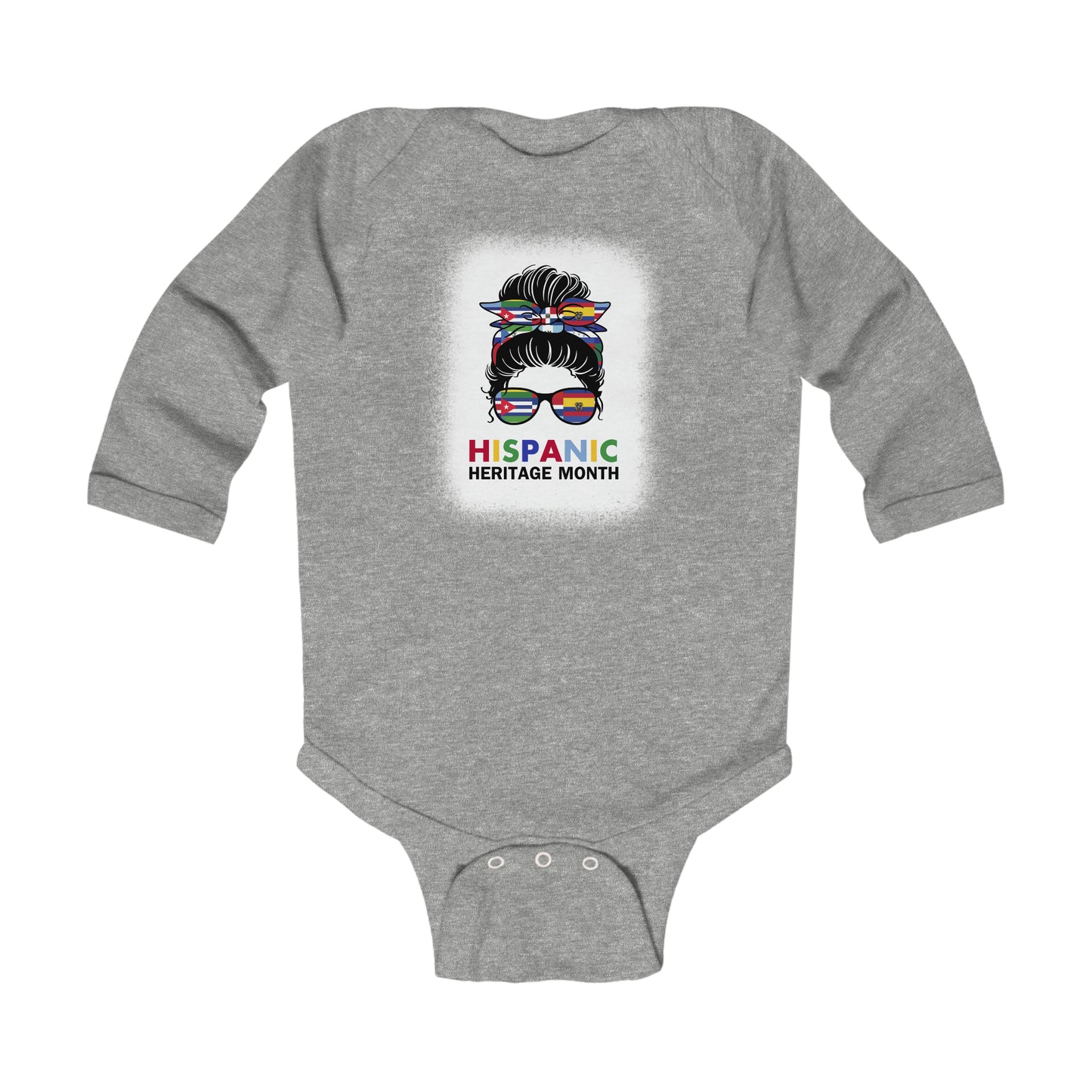 Hispanic Heritage Month Infant Long Sleeve Bodysuit