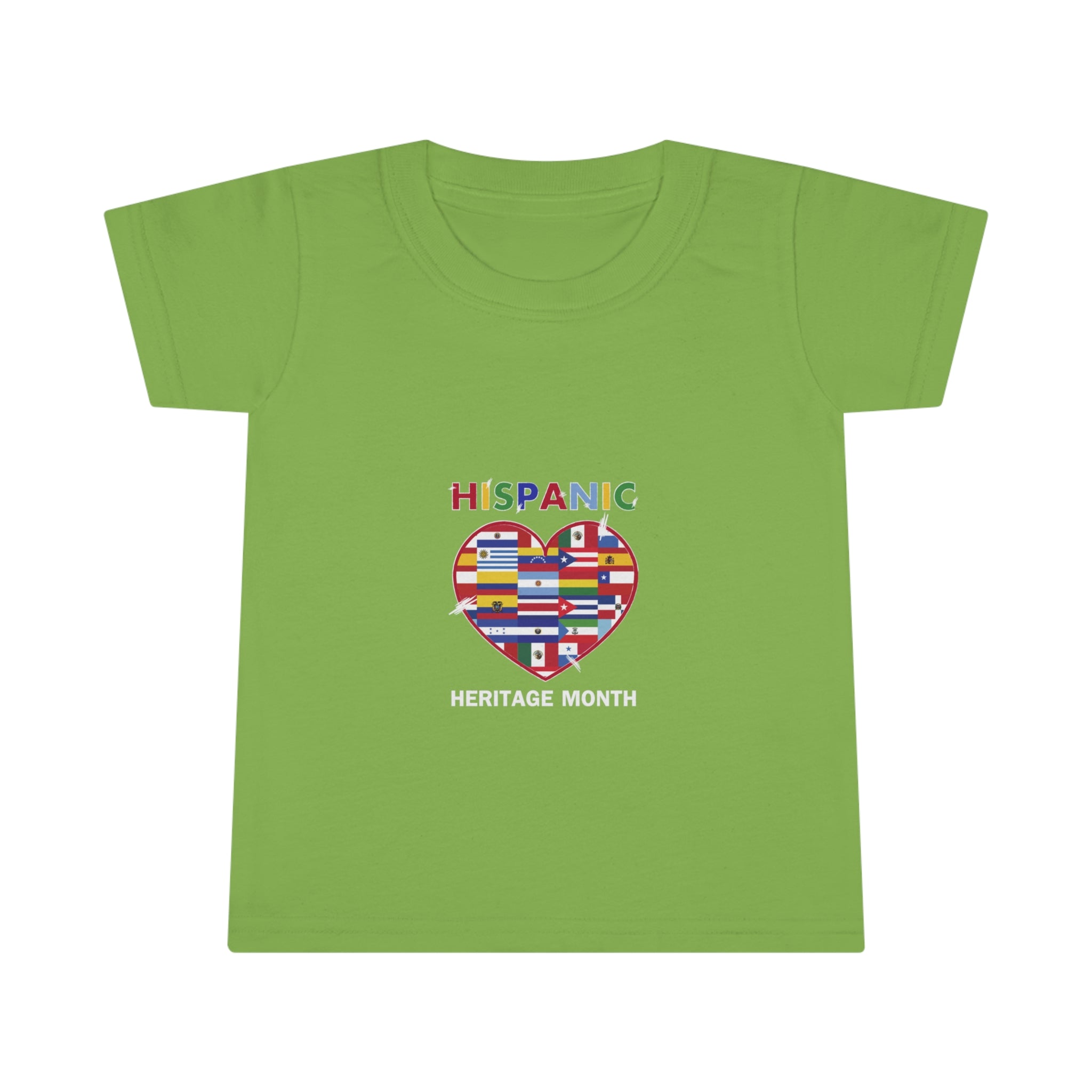 Flag Heart - Hispanic Heritage Month Toddler T-shirt