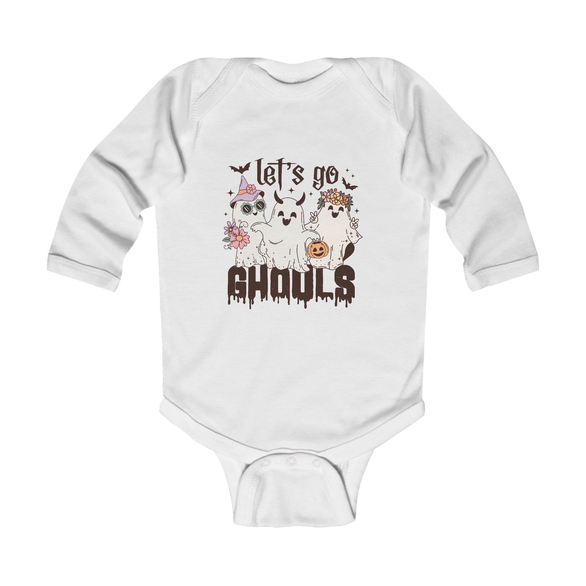 Let's Go Ghouls Infant Long Sleeve Bodysuit