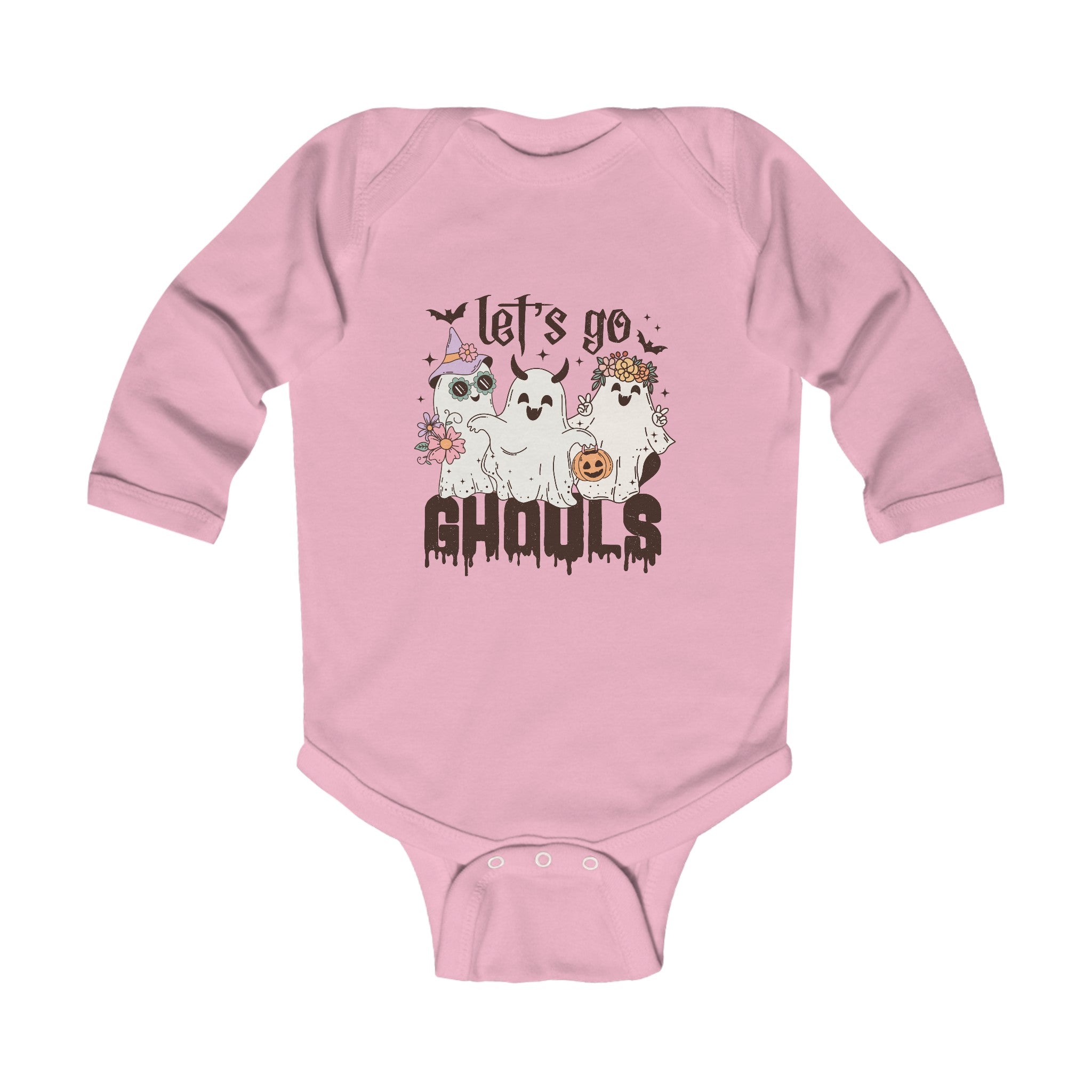 Let's Go Ghouls Infant Long Sleeve Bodysuit