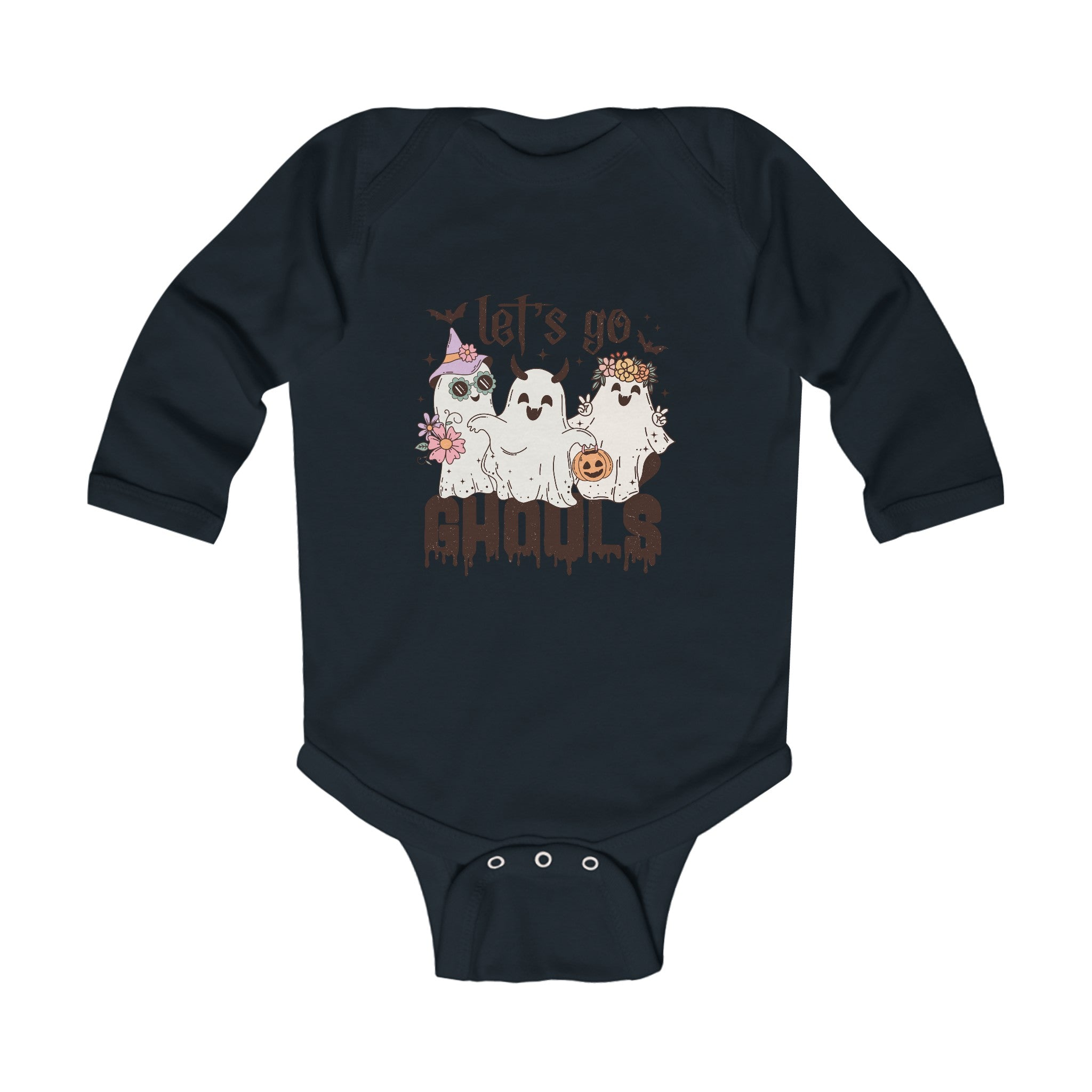 Let's Go Ghouls Infant Long Sleeve Bodysuit