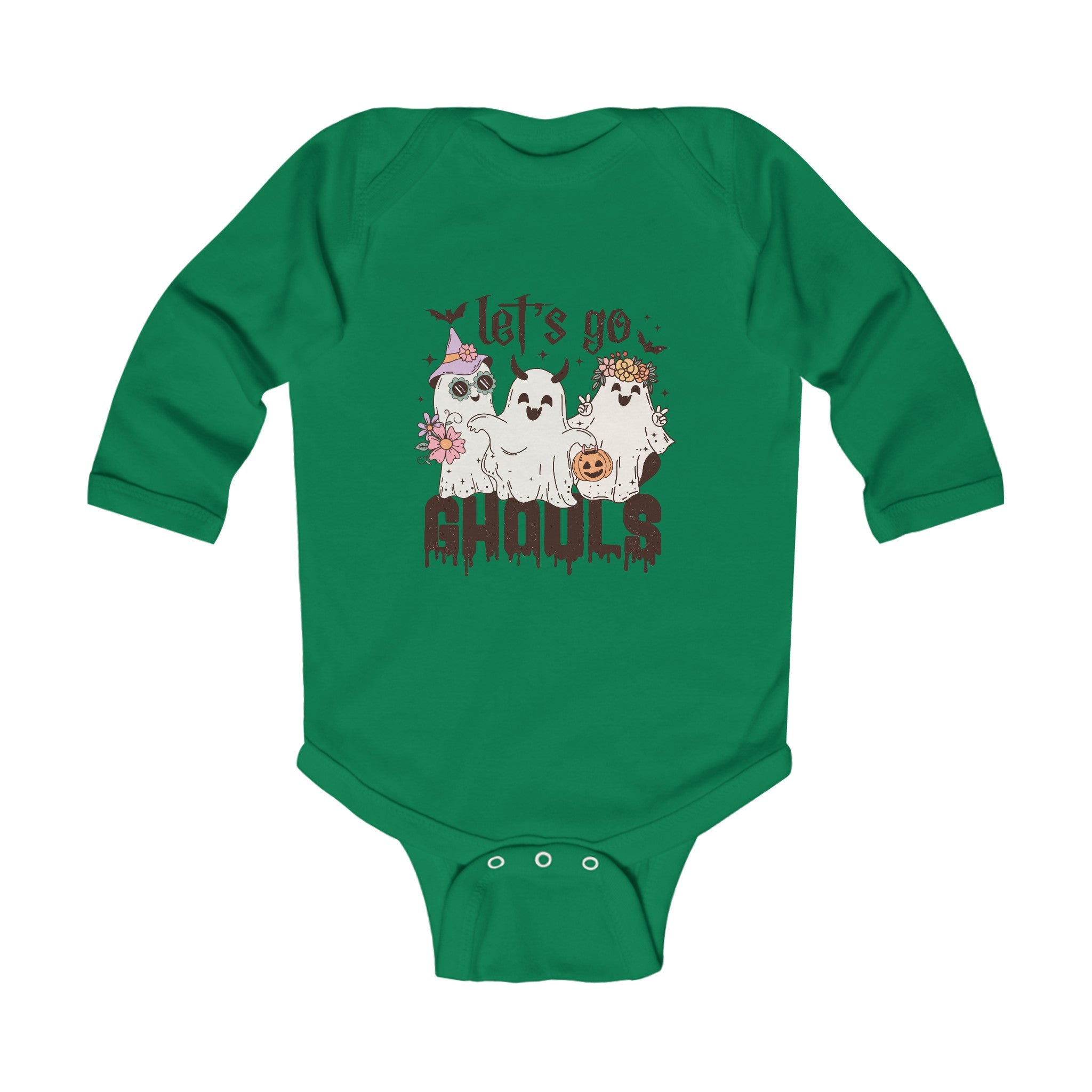 Let's Go Ghouls Infant Long Sleeve Bodysuit
