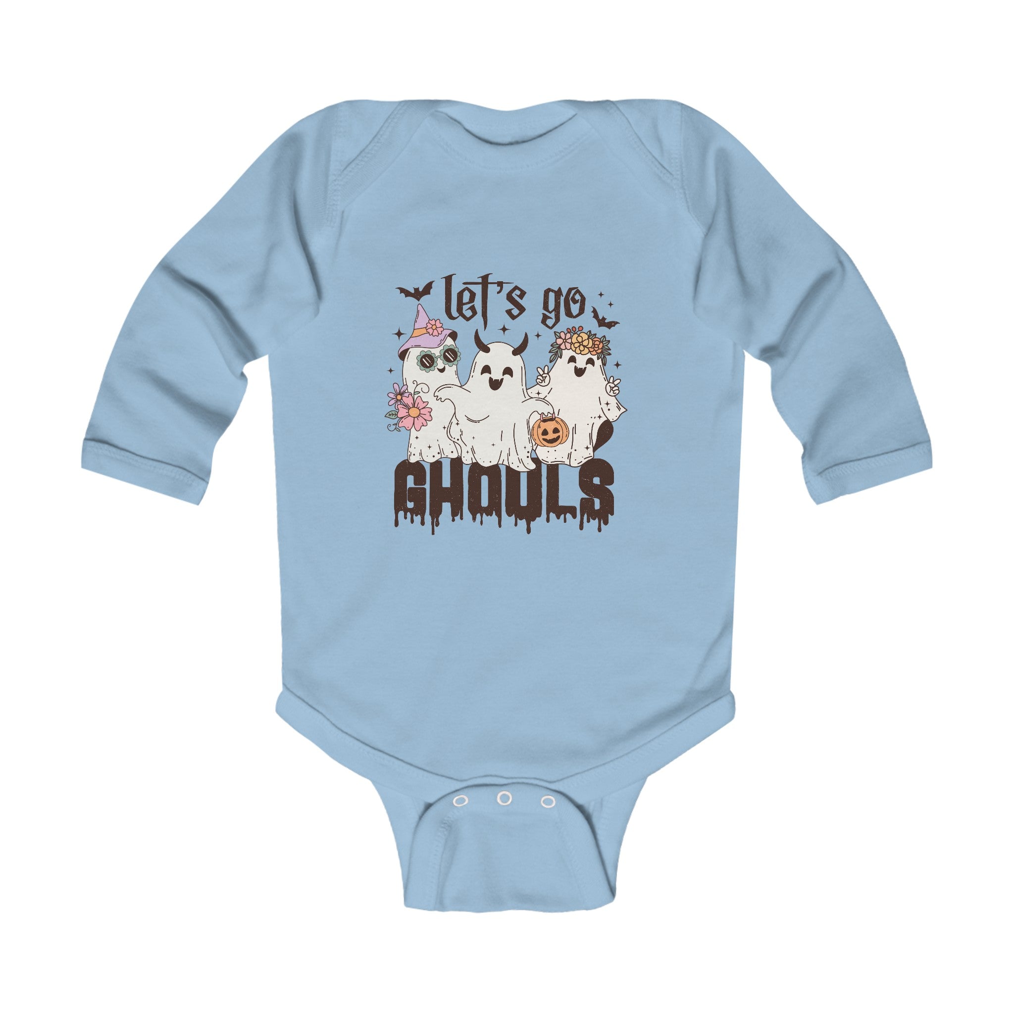 Let's Go Ghouls Infant Long Sleeve Bodysuit
