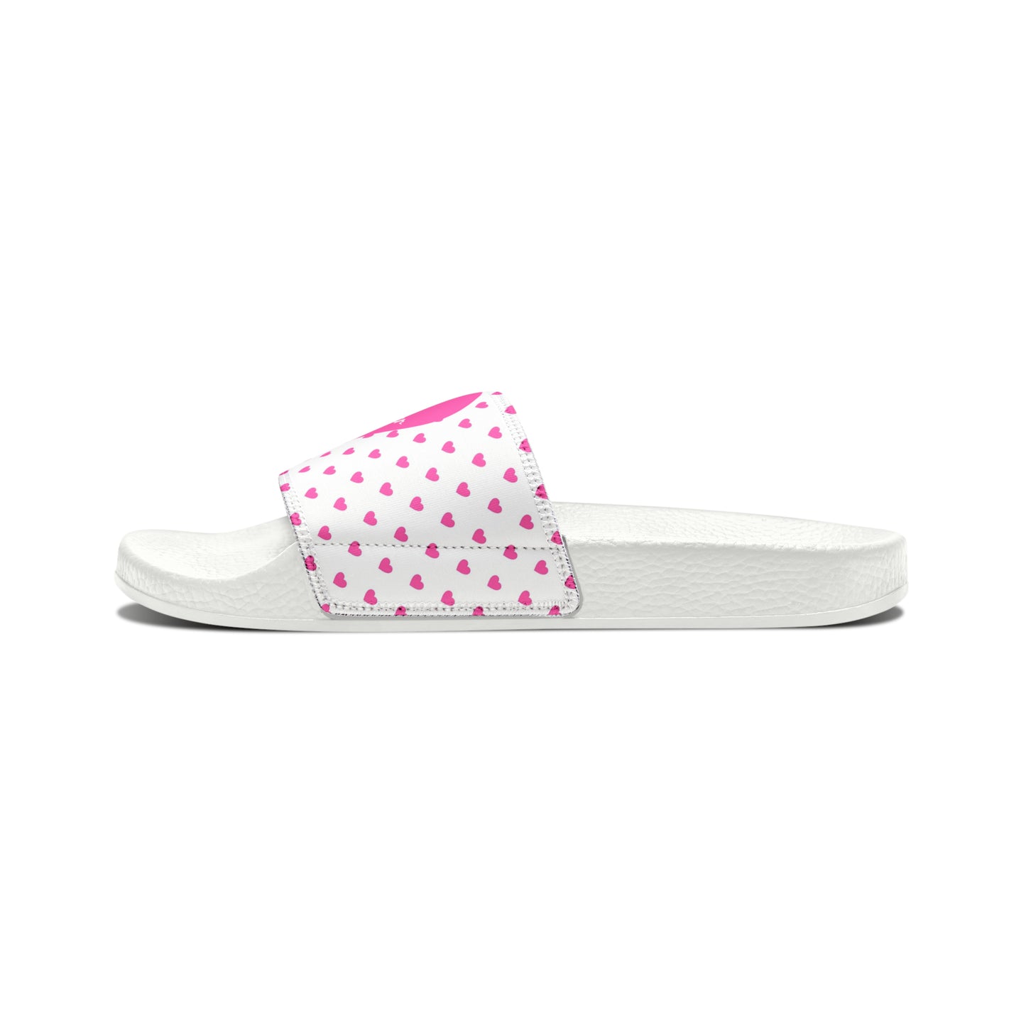 Breast Cancer Women's PU Slide Sandals