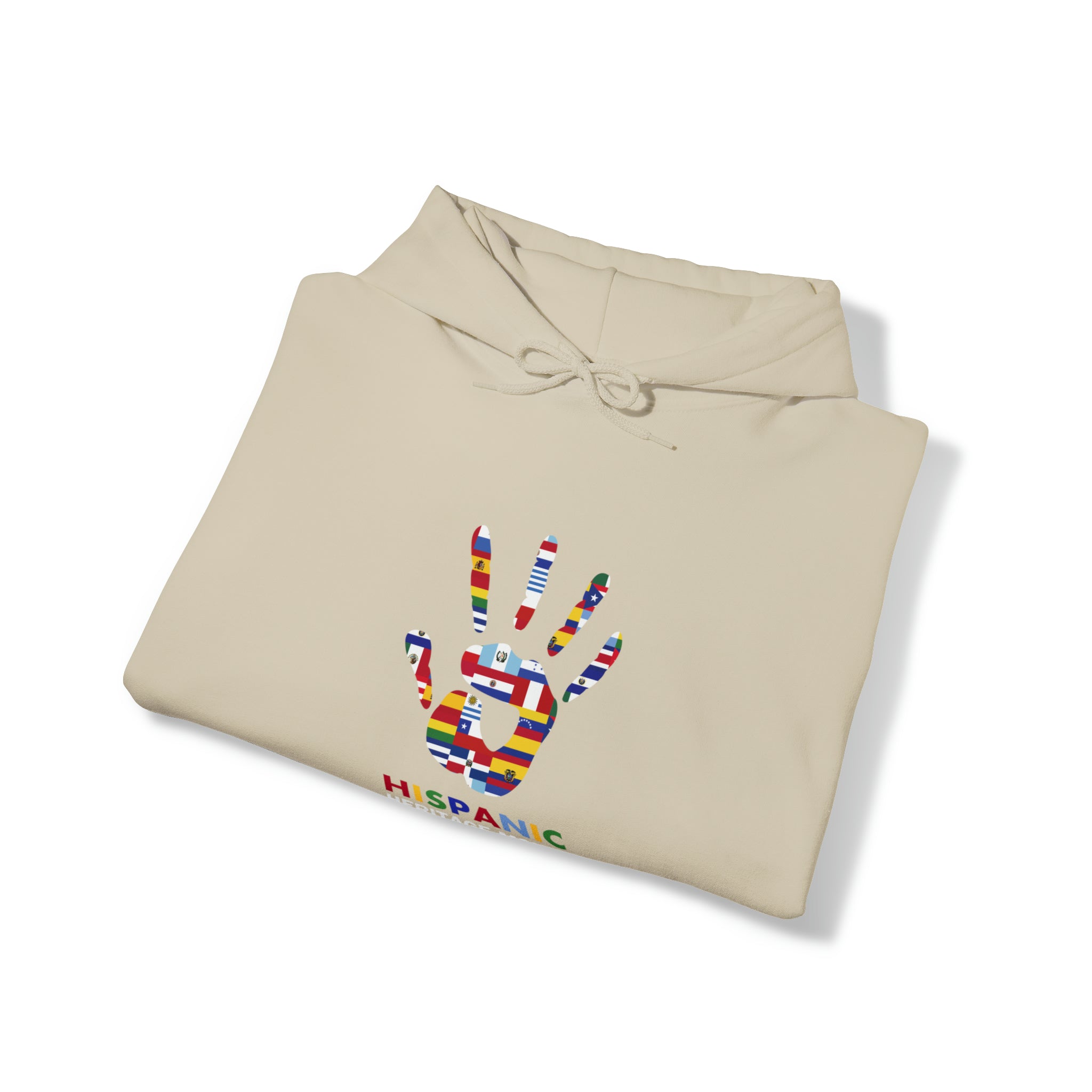 Flag Handprint - Hispanic Heritage Month Unisex Hoodie