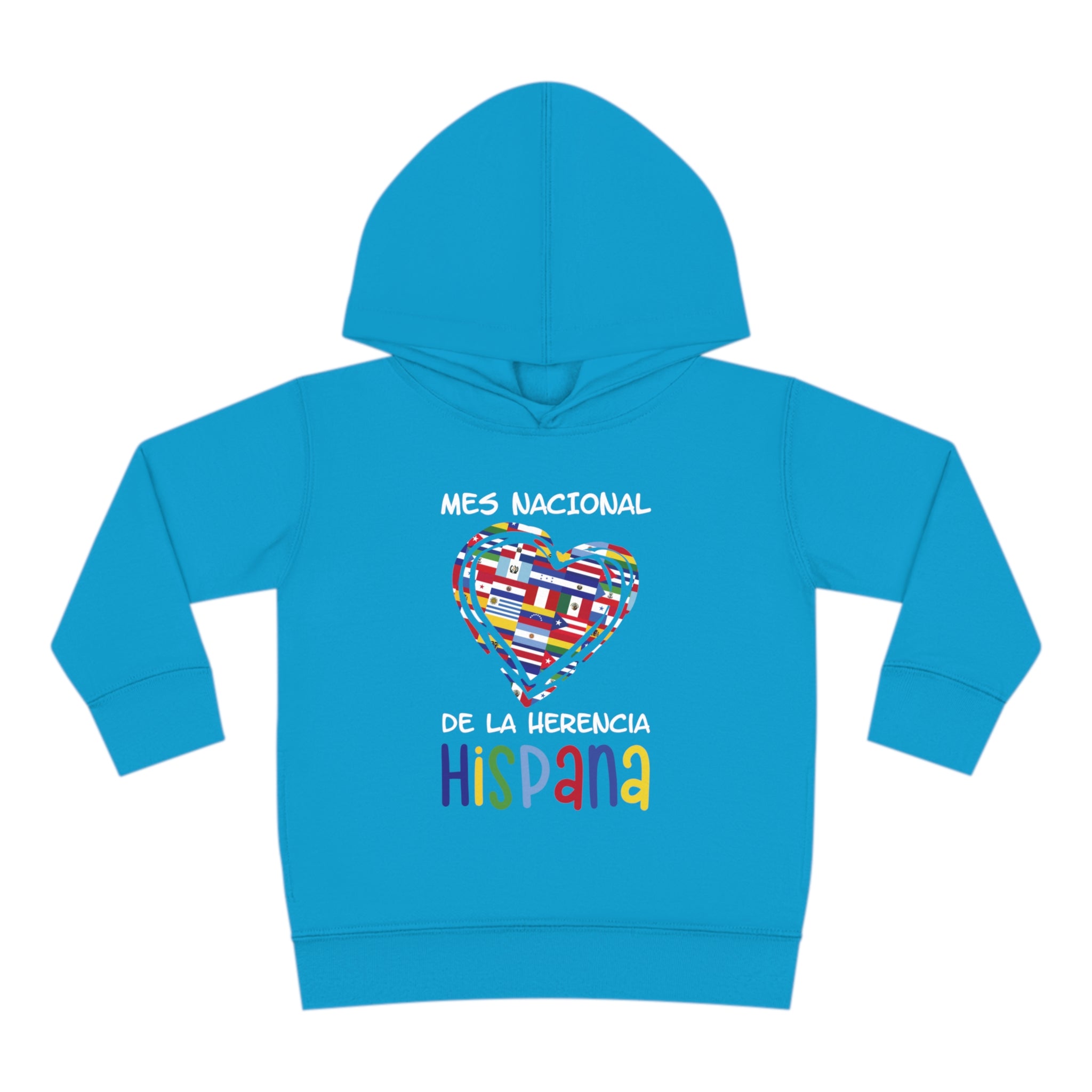 Mes Nacional Heart - Hispanic Heritage Month Toddler Hoodie