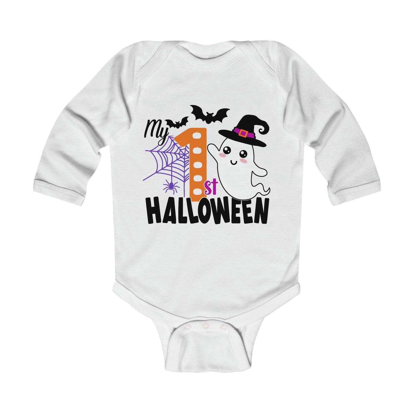 My First Halloween Infant Long Sleeve Bodysuit