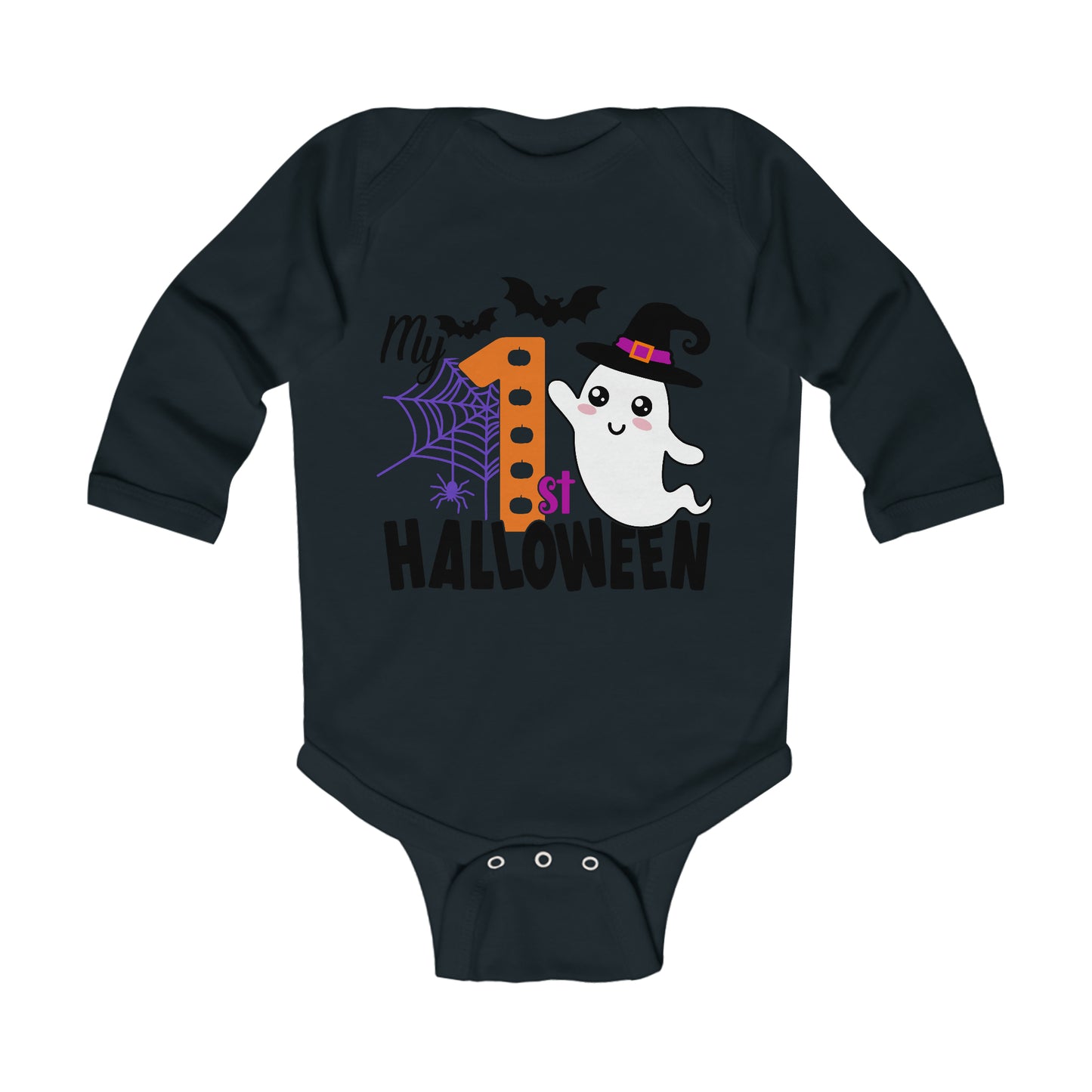 My First Halloween Infant Long Sleeve Bodysuit