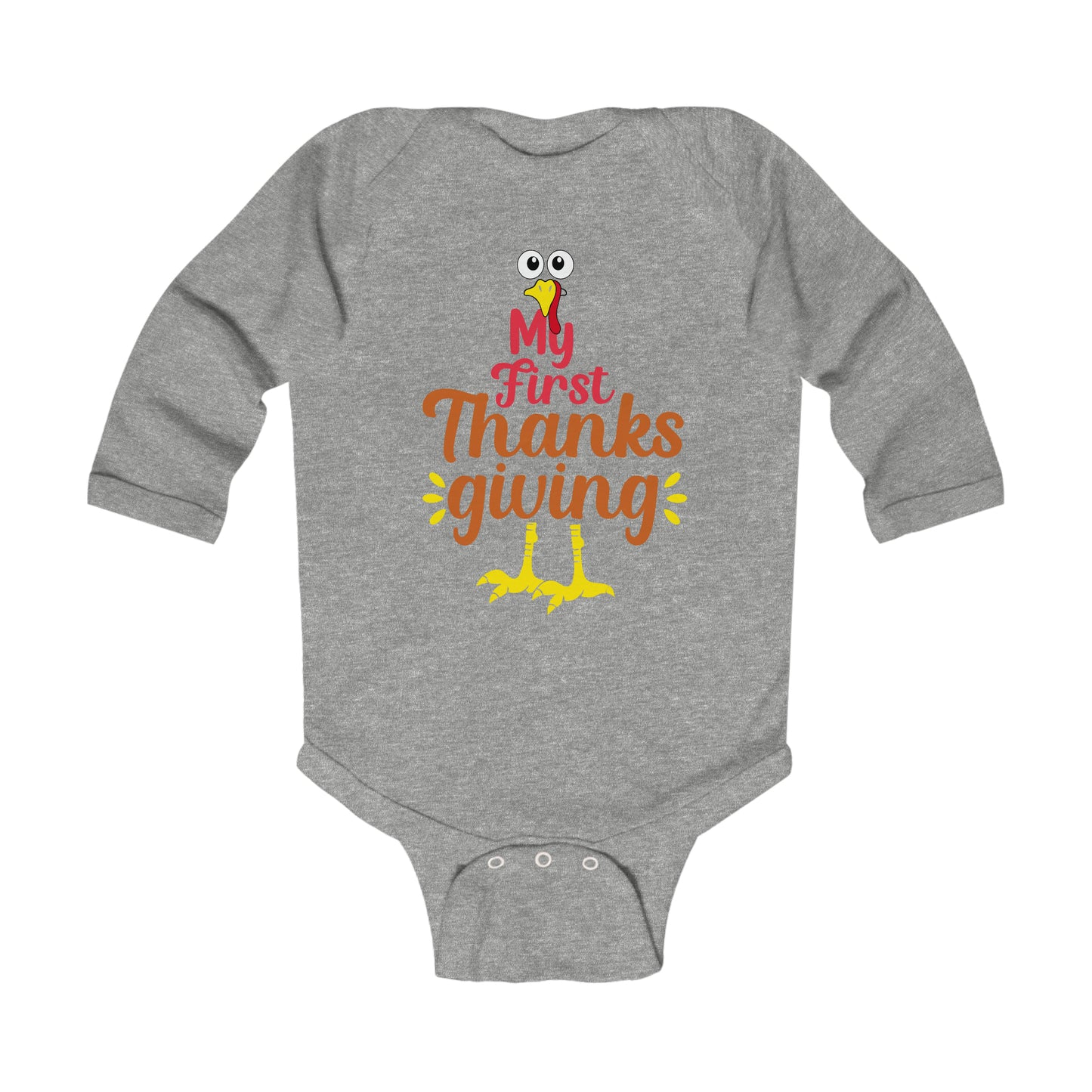 My First Thanksgiving Infant Long Sleeve Bodysuit