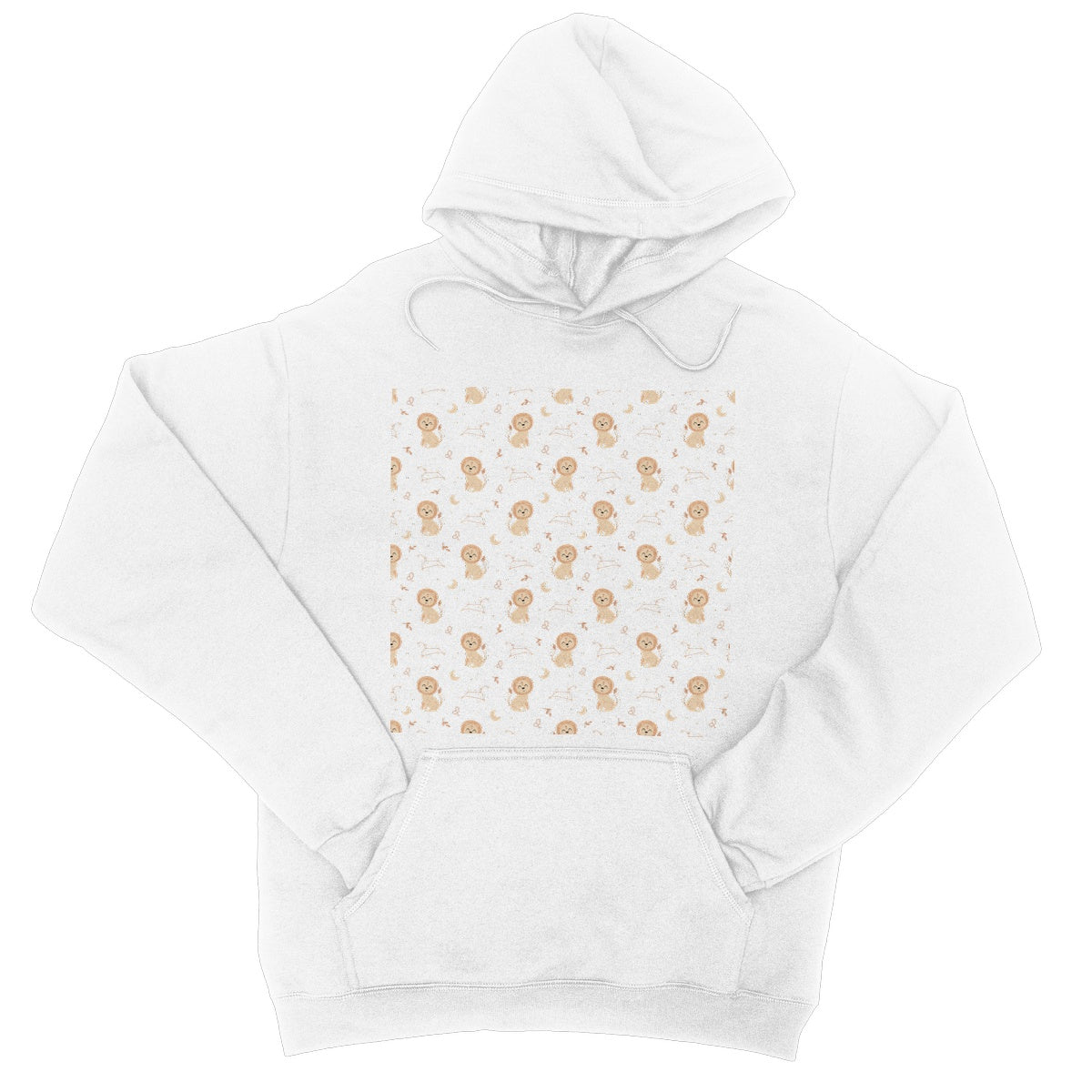 Leo Pattern College Hoodie