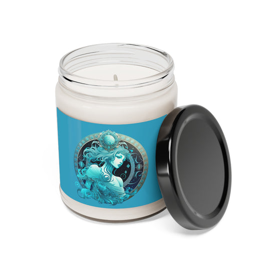 Aquarius Star Sign Soy Candle Zodiac Customized Candle Gift For Birthday