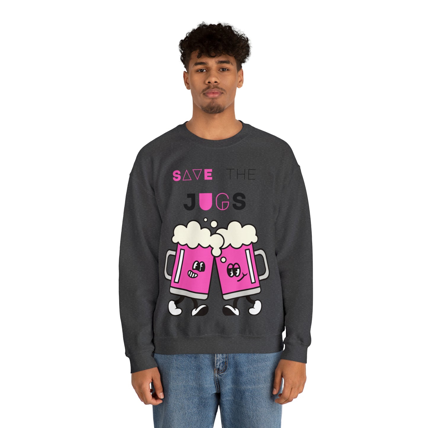 Save The Jugs Unisex Heavy Blend™ Crewneck Sweatshirt