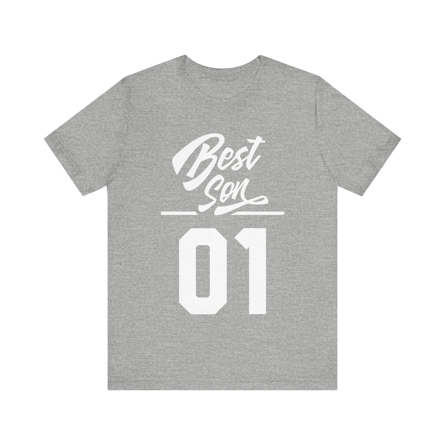 Best Son 01, Best Son Tee, Best Son T-shirt, Gift for Son, Dad to Son Gift, Unisex Jersey Short Sleeve Tee