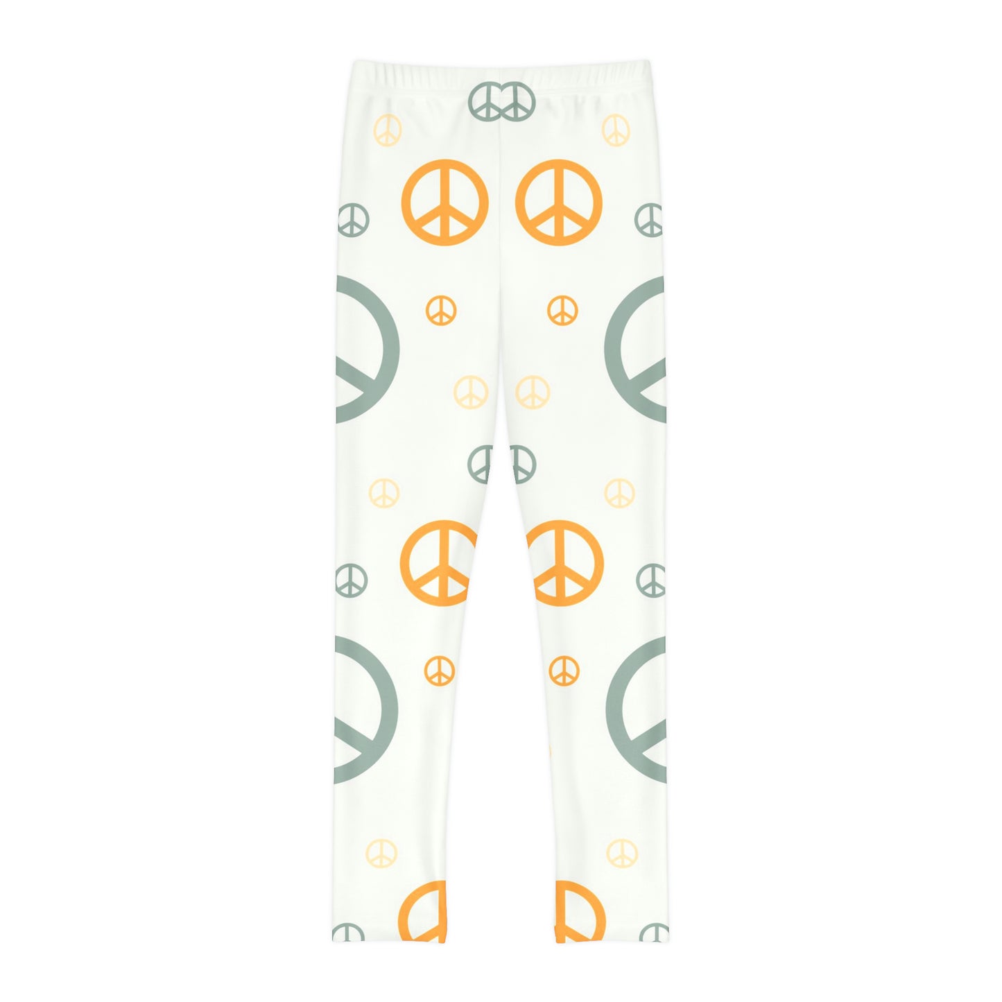 Peace Signs Youth Full-Length Leggings