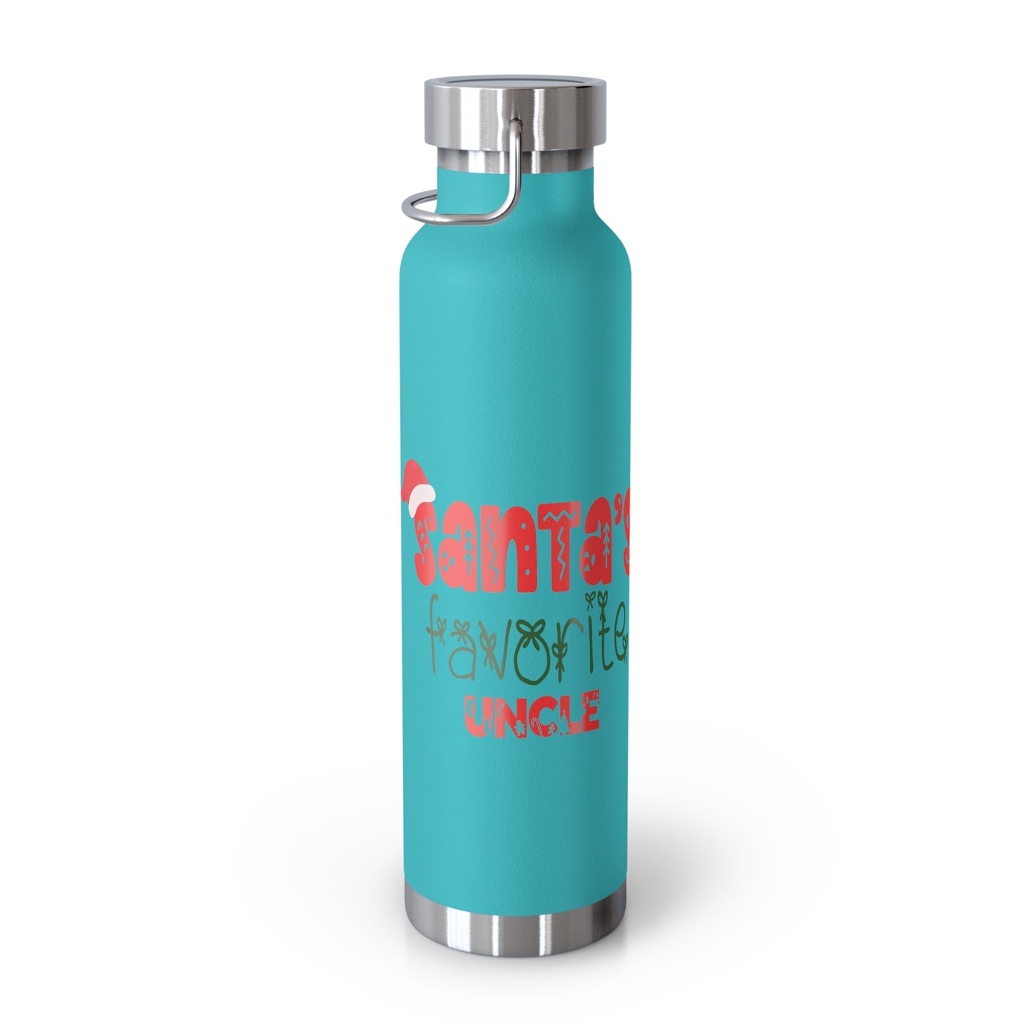 Santa's Favorite Uncle Copper Vacuum Insulated Bottle, 22oz