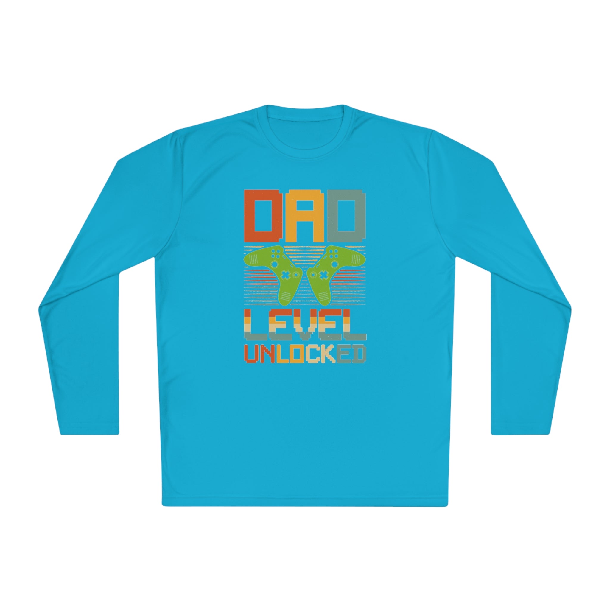 Dad Level Unlocked, Gaming Dad Tee, Gamer Dad, Dad Tee, Fathers Day Gift, Dad Level Unlocked T Shirt, New Dad Gift For Gamer Daddy, Funny First Time Dad Shirt, Unisex Lightweight Long Sleeve Tee
